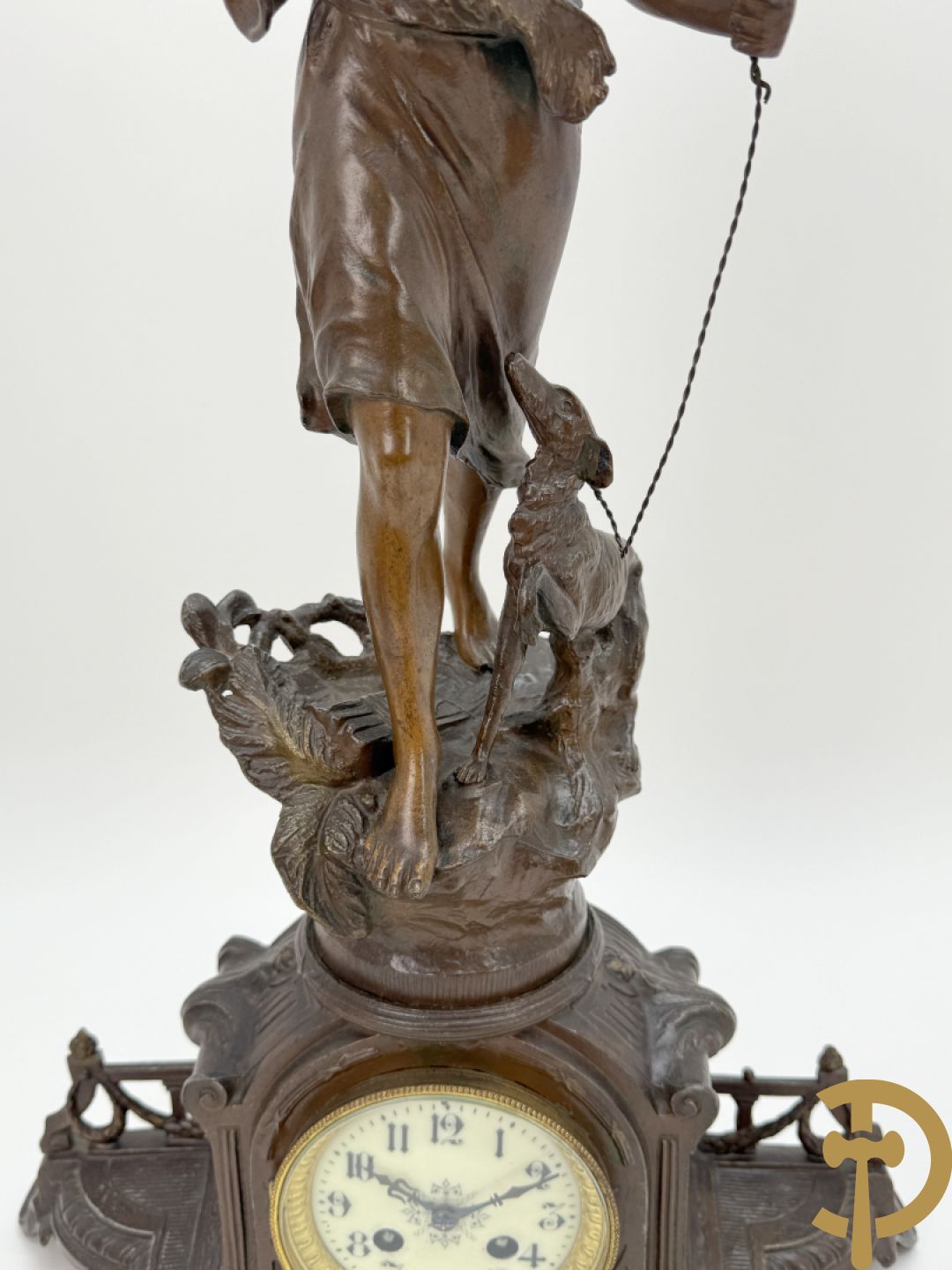 Driedelige zamak garnituur 