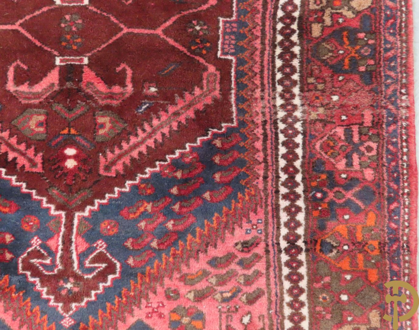 Twee oosterse handgeknoopte tapijten Hamadan