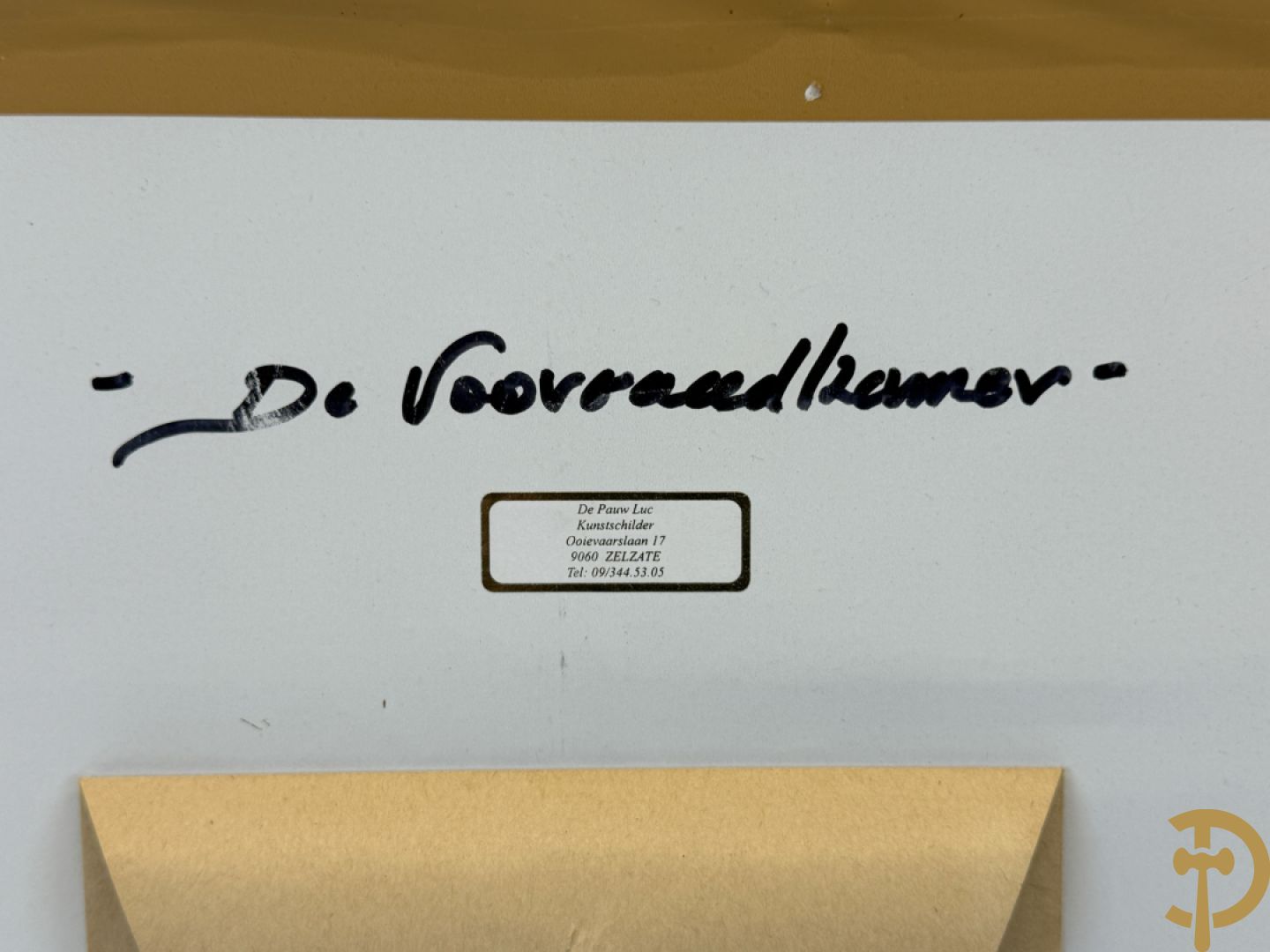 DE PAUW Luc J.C. getekend 