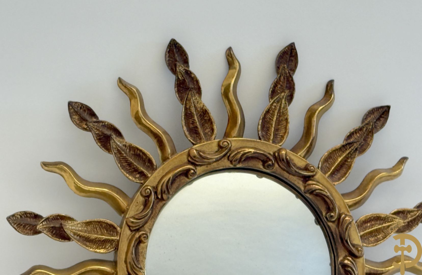 Vintage zonnestraalspiegel, Staluc gemerkt