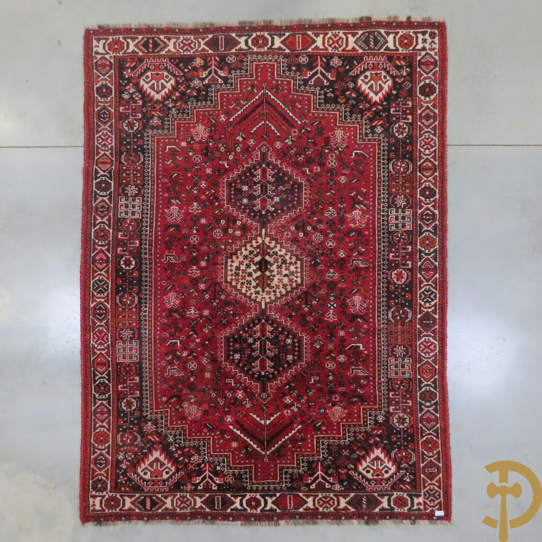 Oosters handgeknoopt tapijt Shiraz