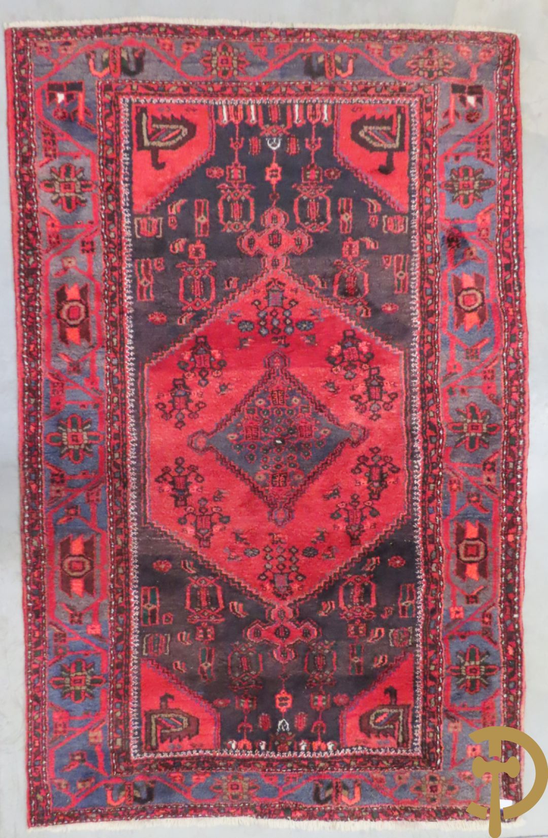 Twee oosterse handgeknoopte tapijten Hamadan