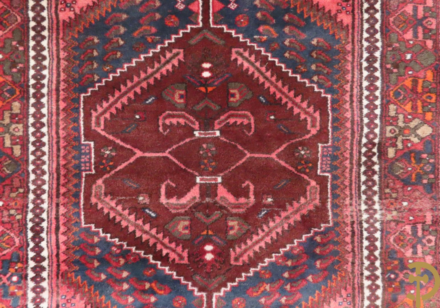 Twee oosterse handgeknoopte tapijten Hamadan