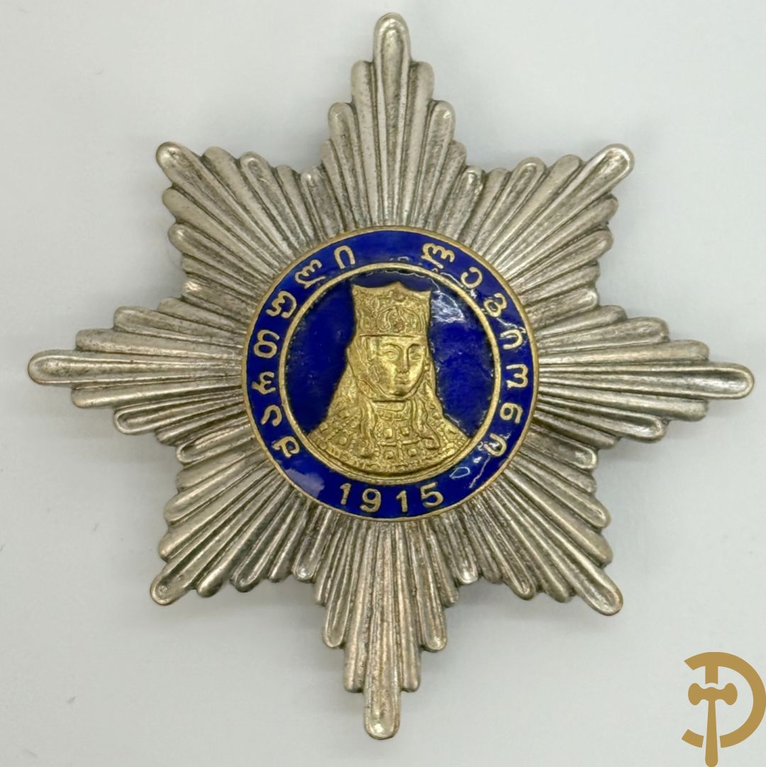 Groot ereteken Georgië borstster Order of Queen Tamara