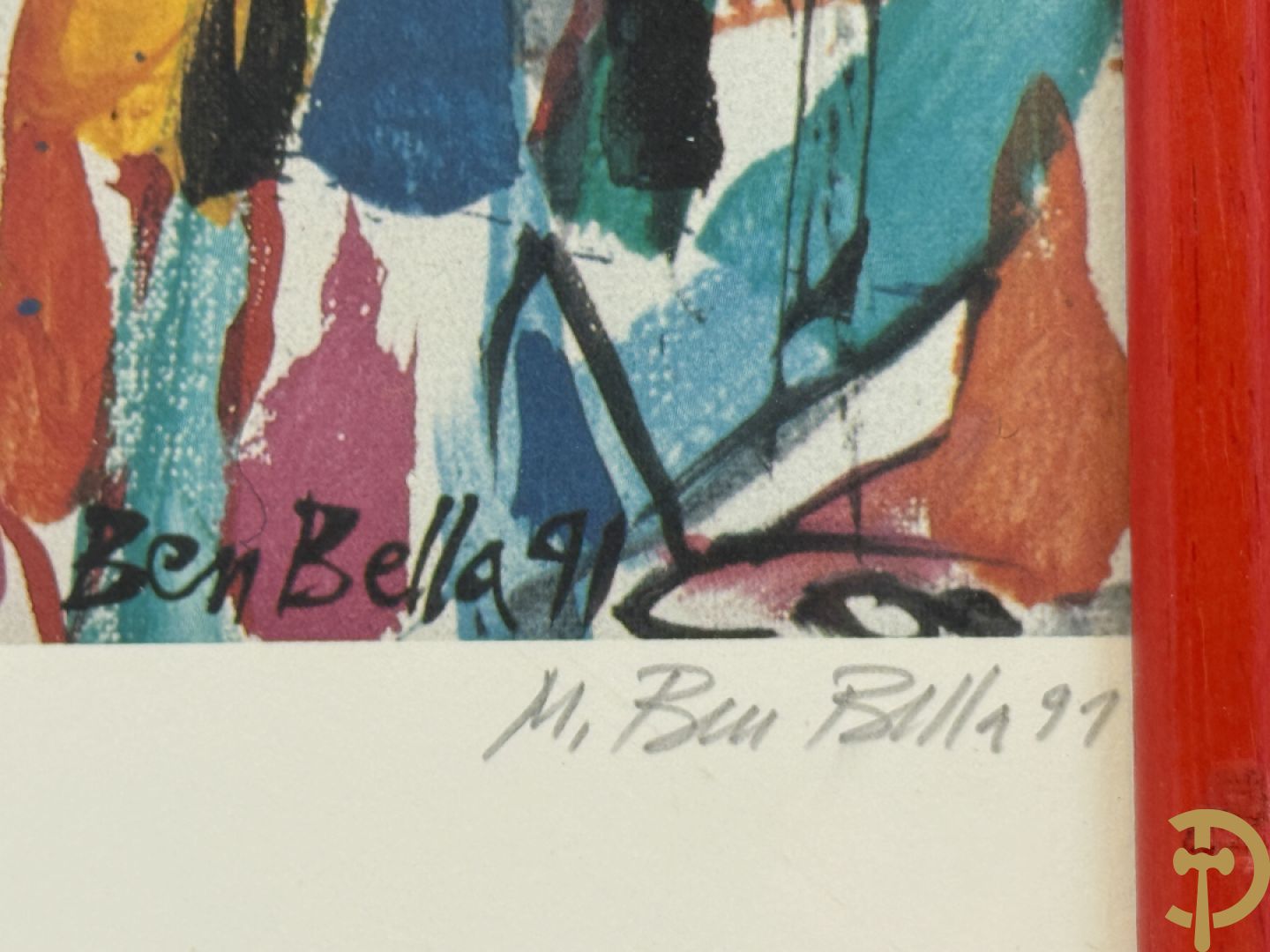 BEN BELLA M. (Mahjoub) getekend 