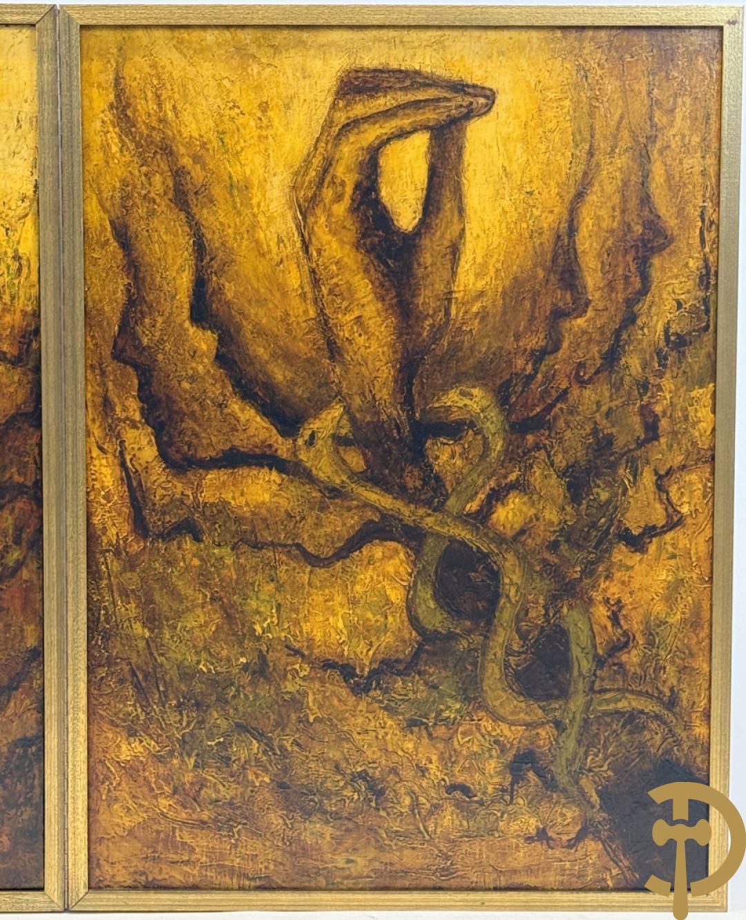 GRABA getekend - Triptiek : Binnenkant 