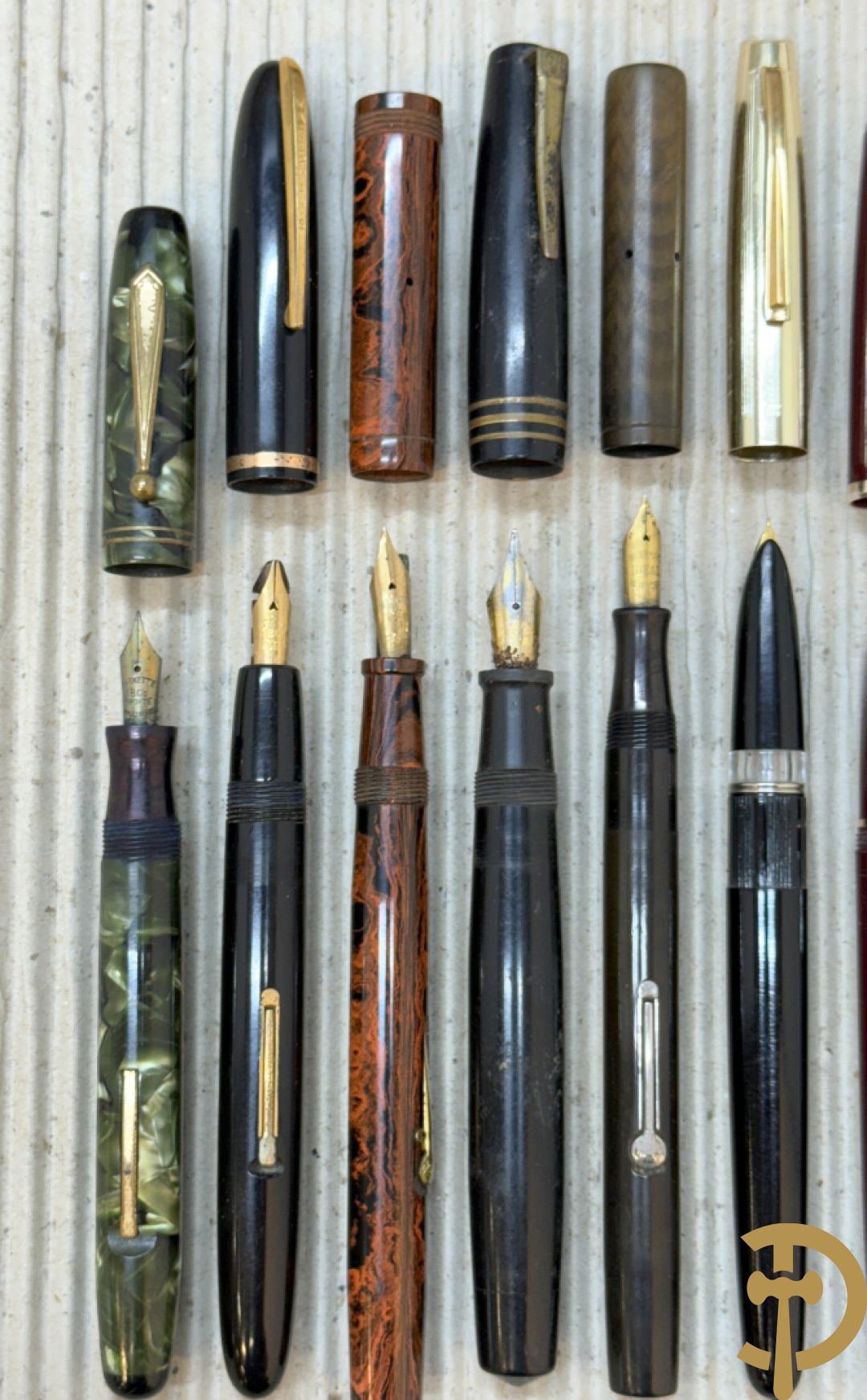 Vijftien oude vulpennen w.o. 5 uit de jaren 