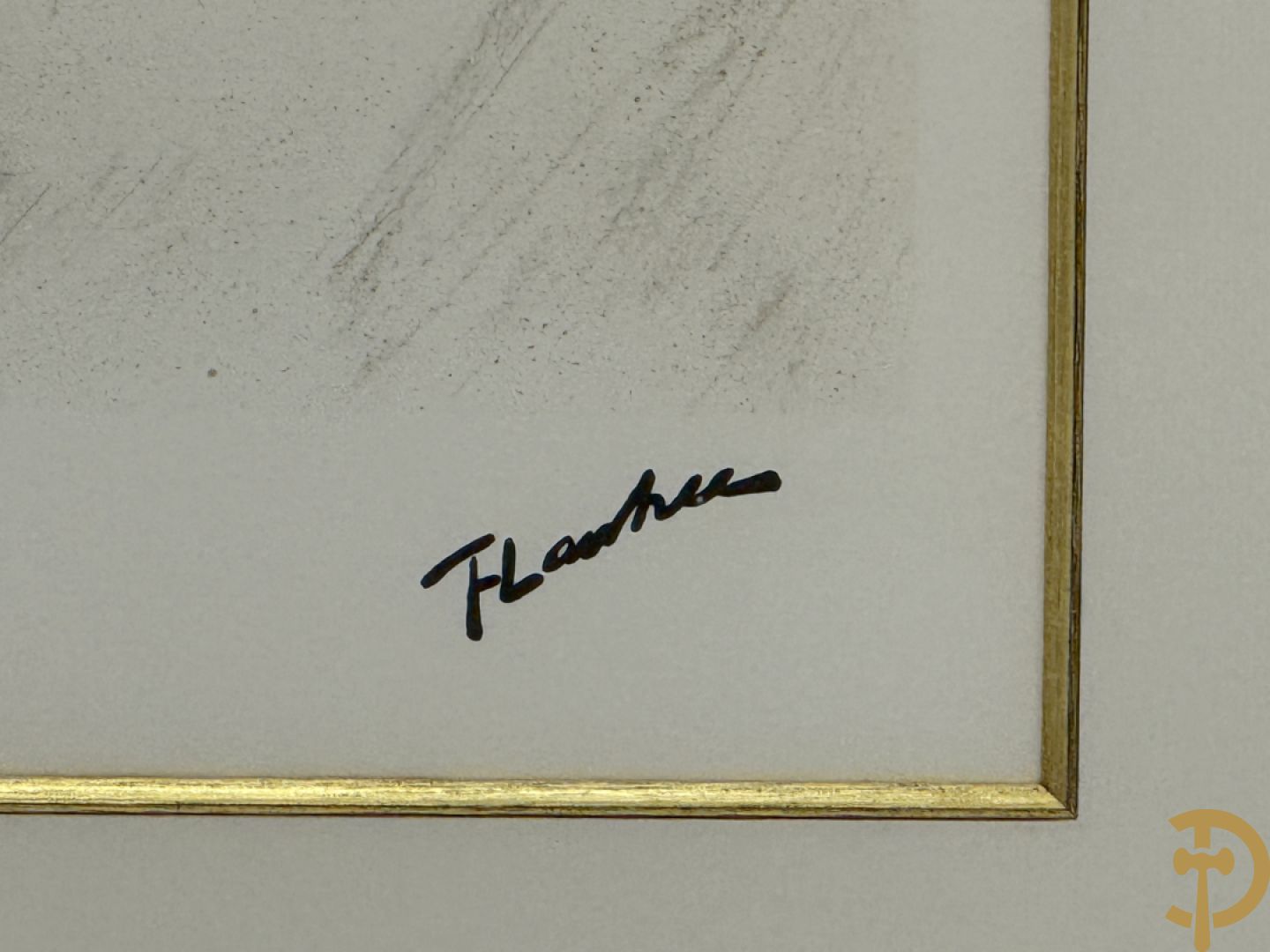 T.L. gemonogrammeerd (Toulouse Lautrec) 