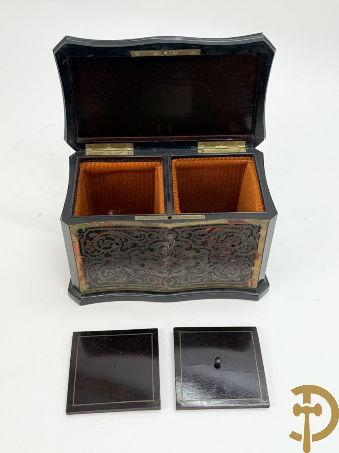 Theebox in Boulletechniek, 19e