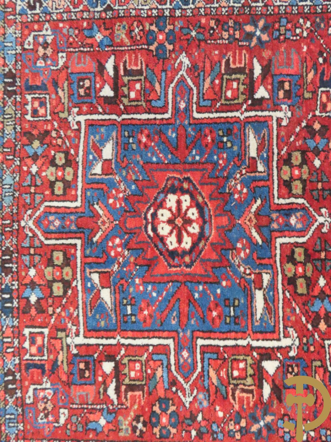 Twee oosterse handgeknoopte tapijten Heriz