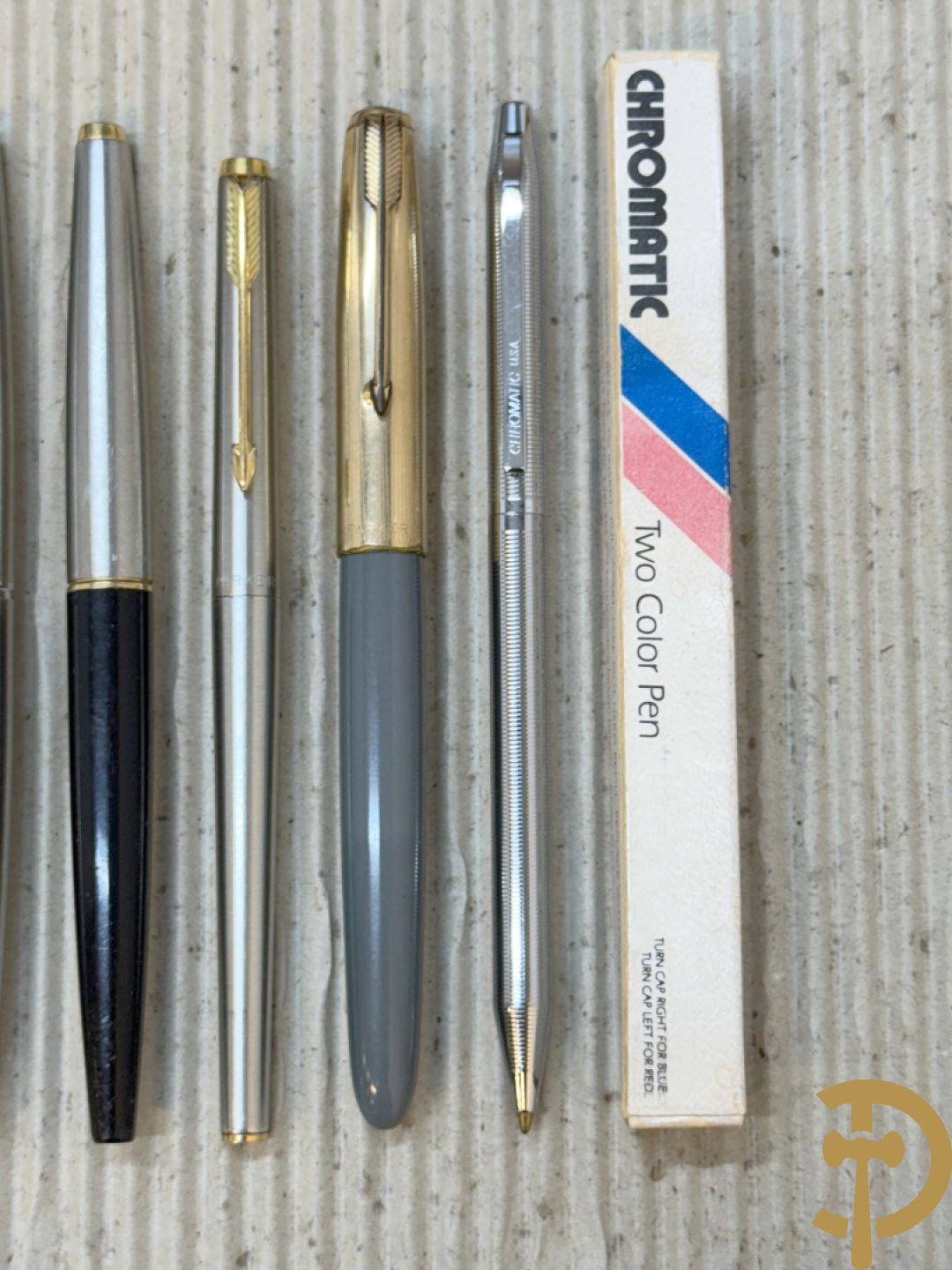 Zeven vulpennen Parker