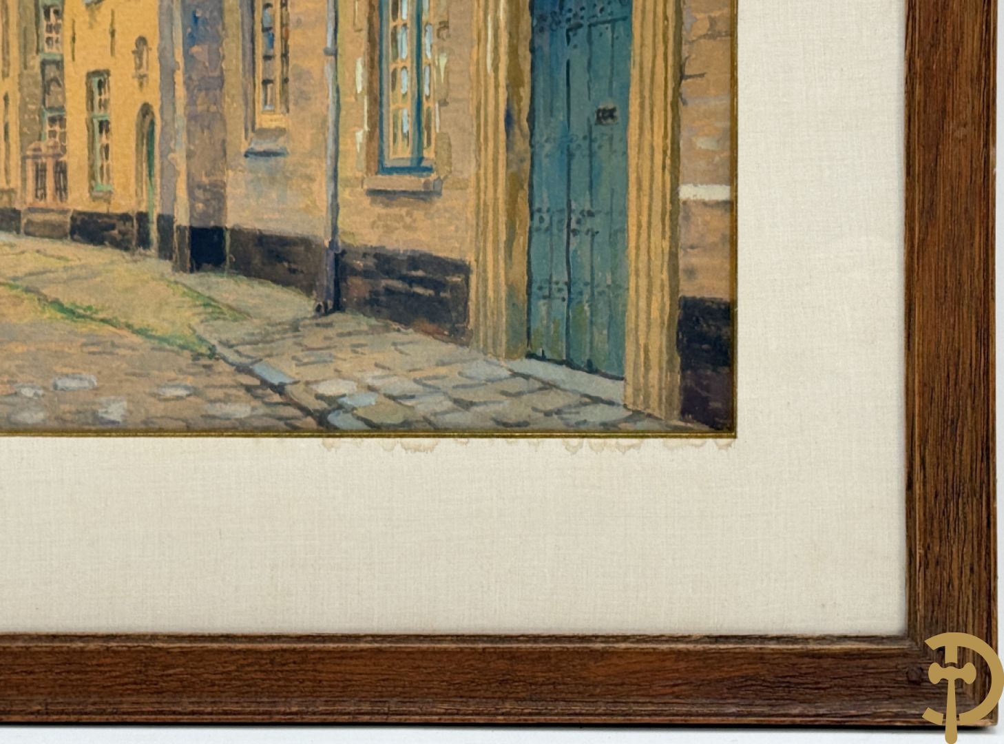 CLERENS Jef getekend Beguinage Bruges 