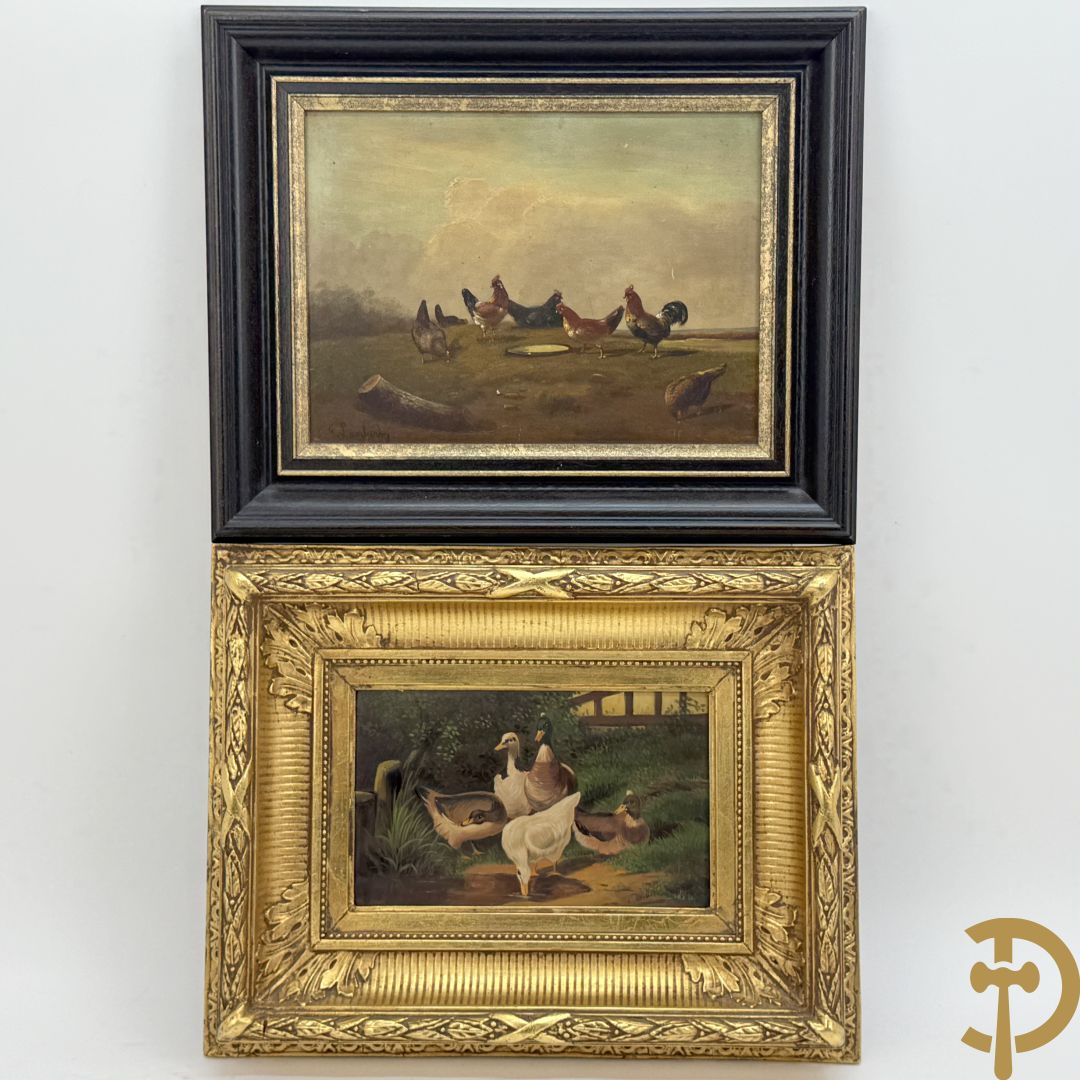 Onleesbaar getekend rechts onder 