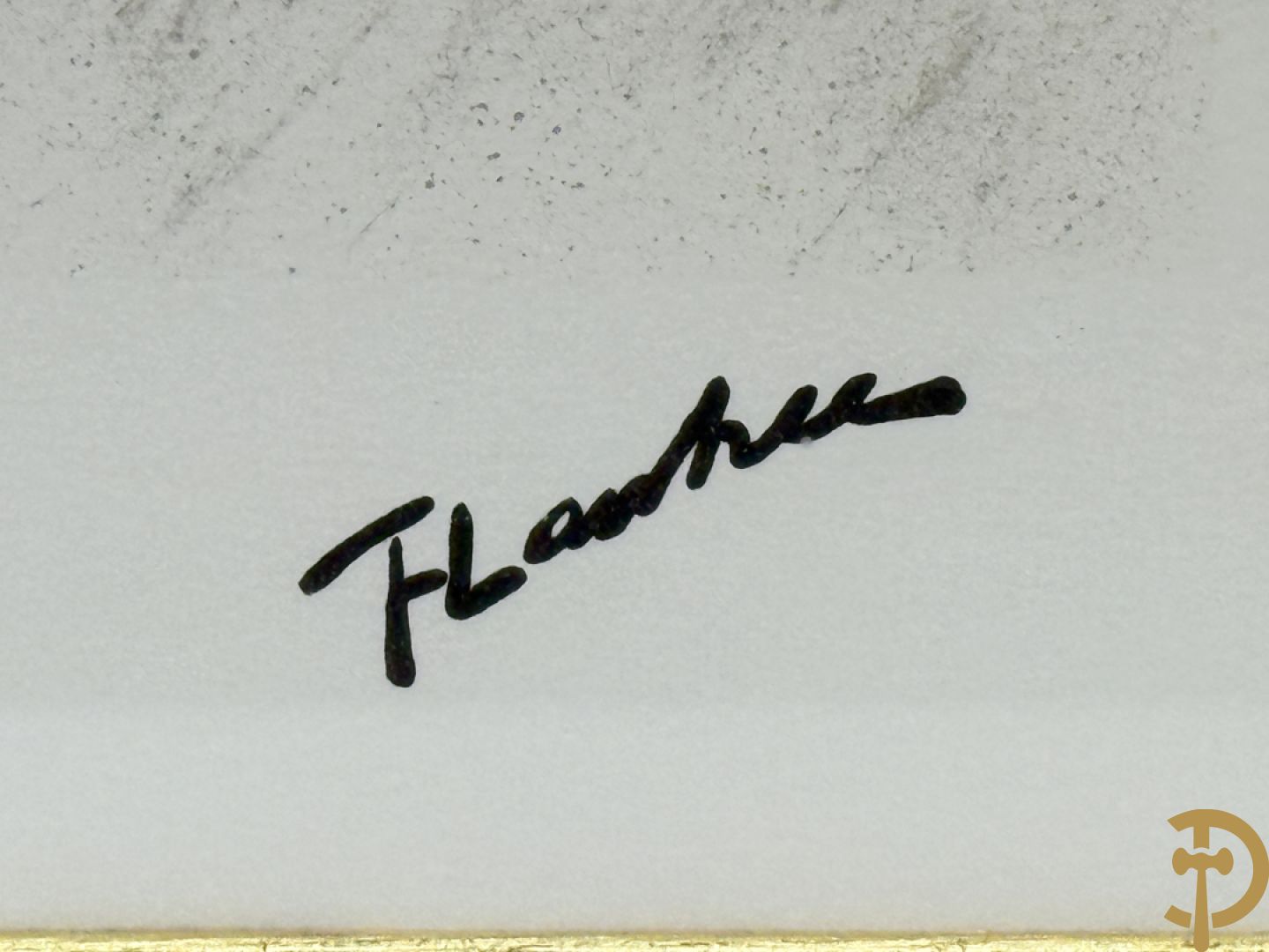 T.L. gemonogrammeerd (Toulouse Lautrec) 