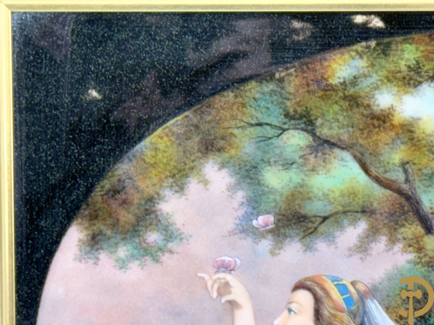 GRAFEUIL A. getekend Emaux de Limoges 