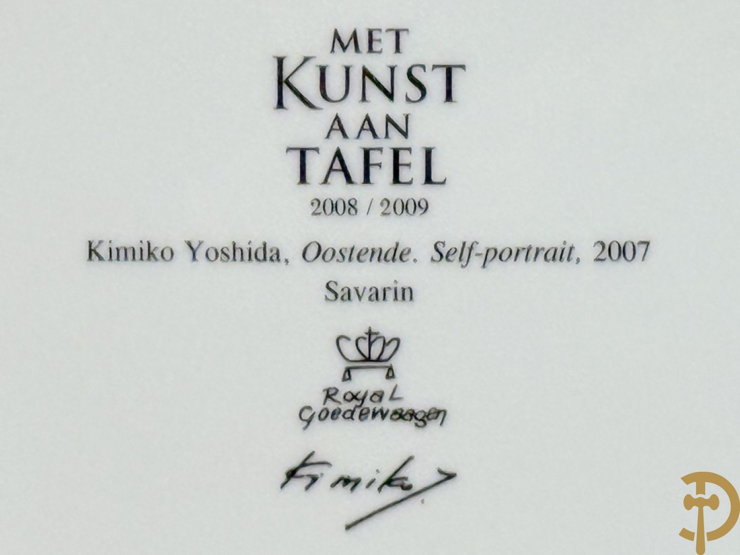 KIMIKO Yoshida getekend 