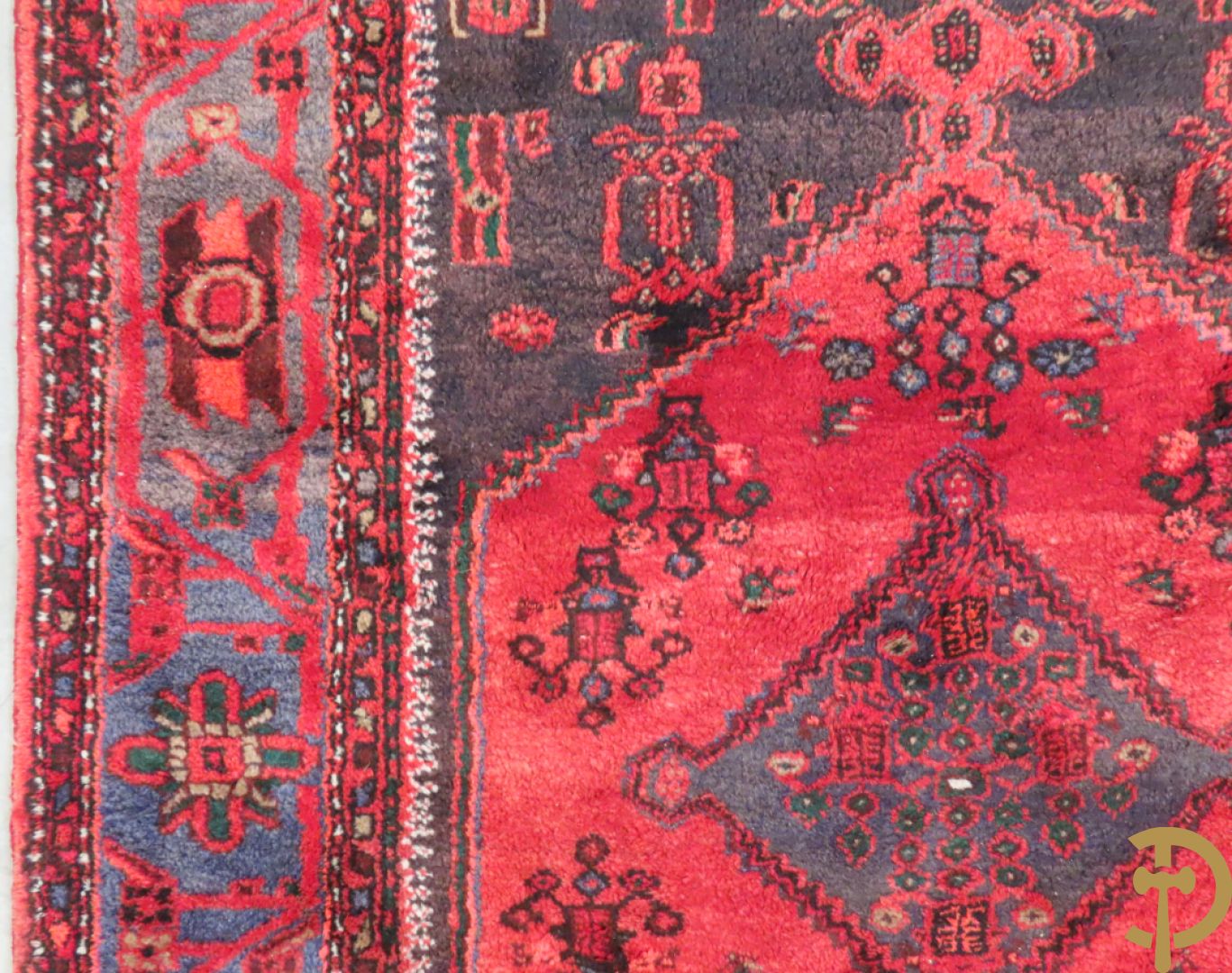 Twee oosterse handgeknoopte tapijten Hamadan