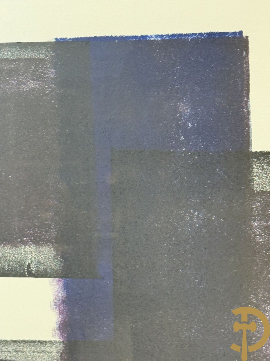 VERMEULEN NOËL getekend 1982 - drieluik acrylverf op papier