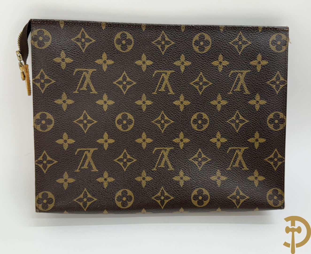 Grote en kleine toiletzak Louis Vuitton + agenda 2001  + portefeuille + tag + paraplu