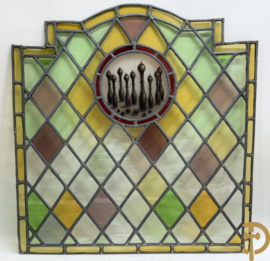 Twaalf loodramen met afbeeldingen van volksspelen