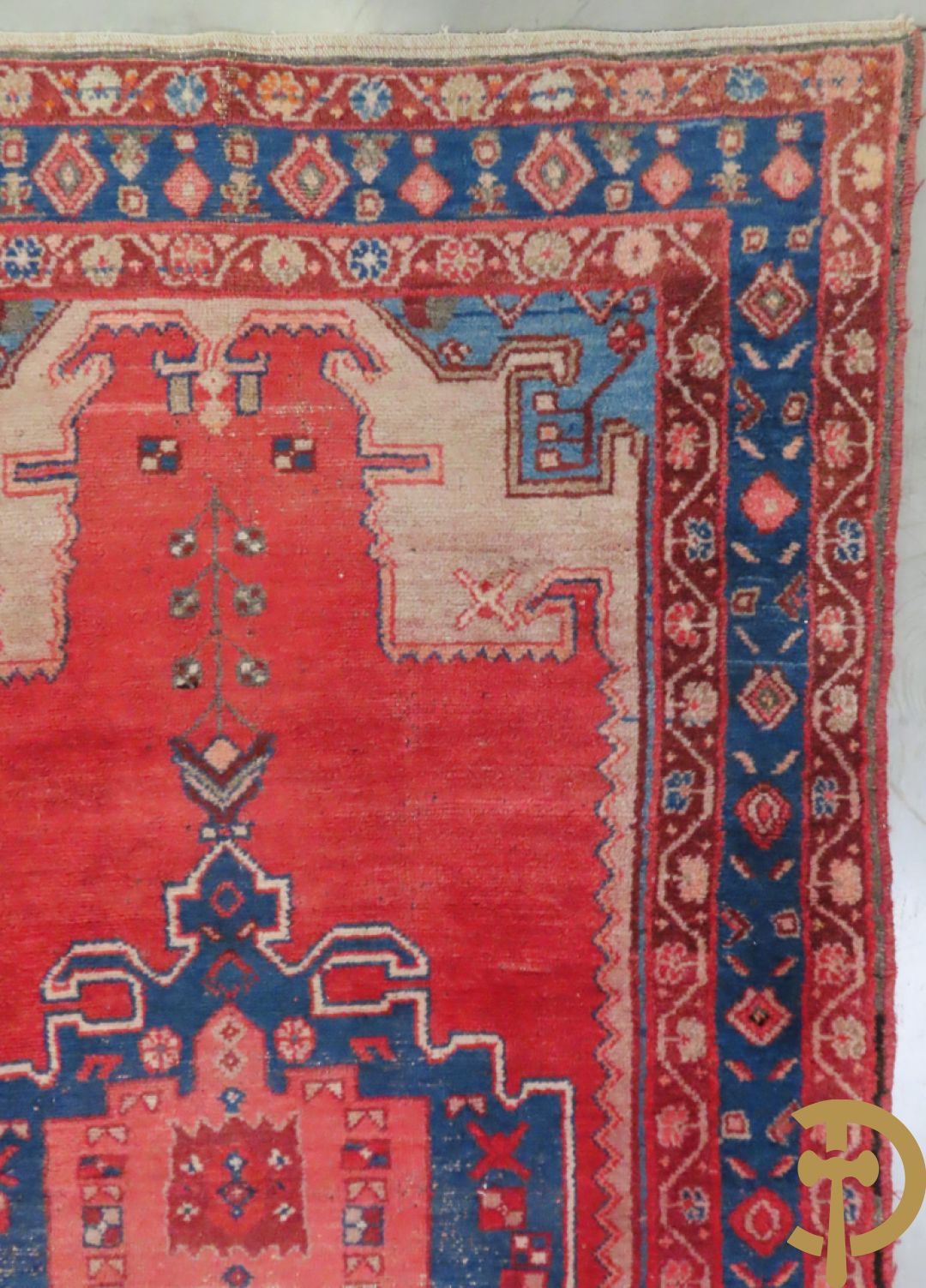 Twee oosterse handgeknoopte tapijten Hamadan