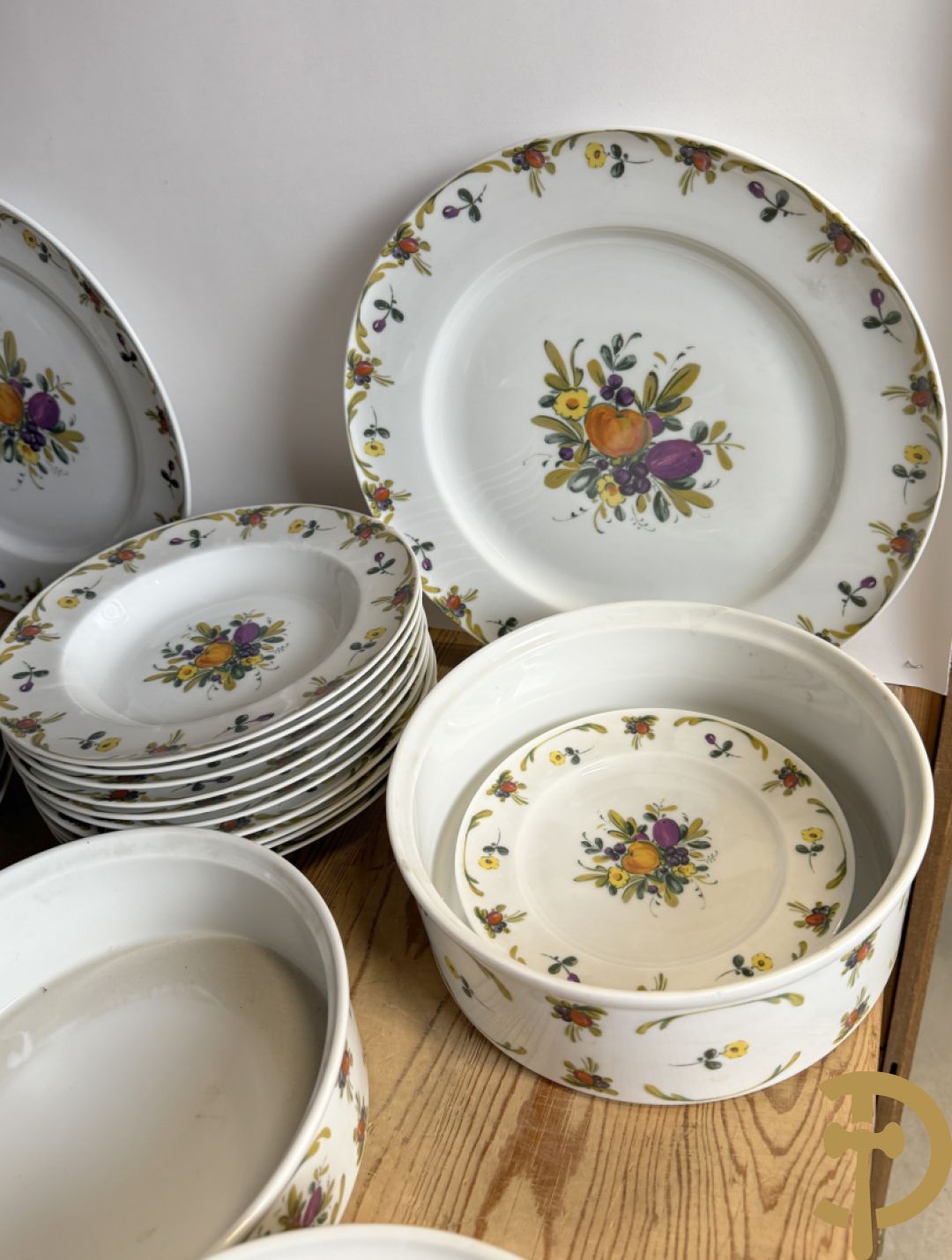 Porseleinen eetservies, Royal Tettau Bavaria Germany