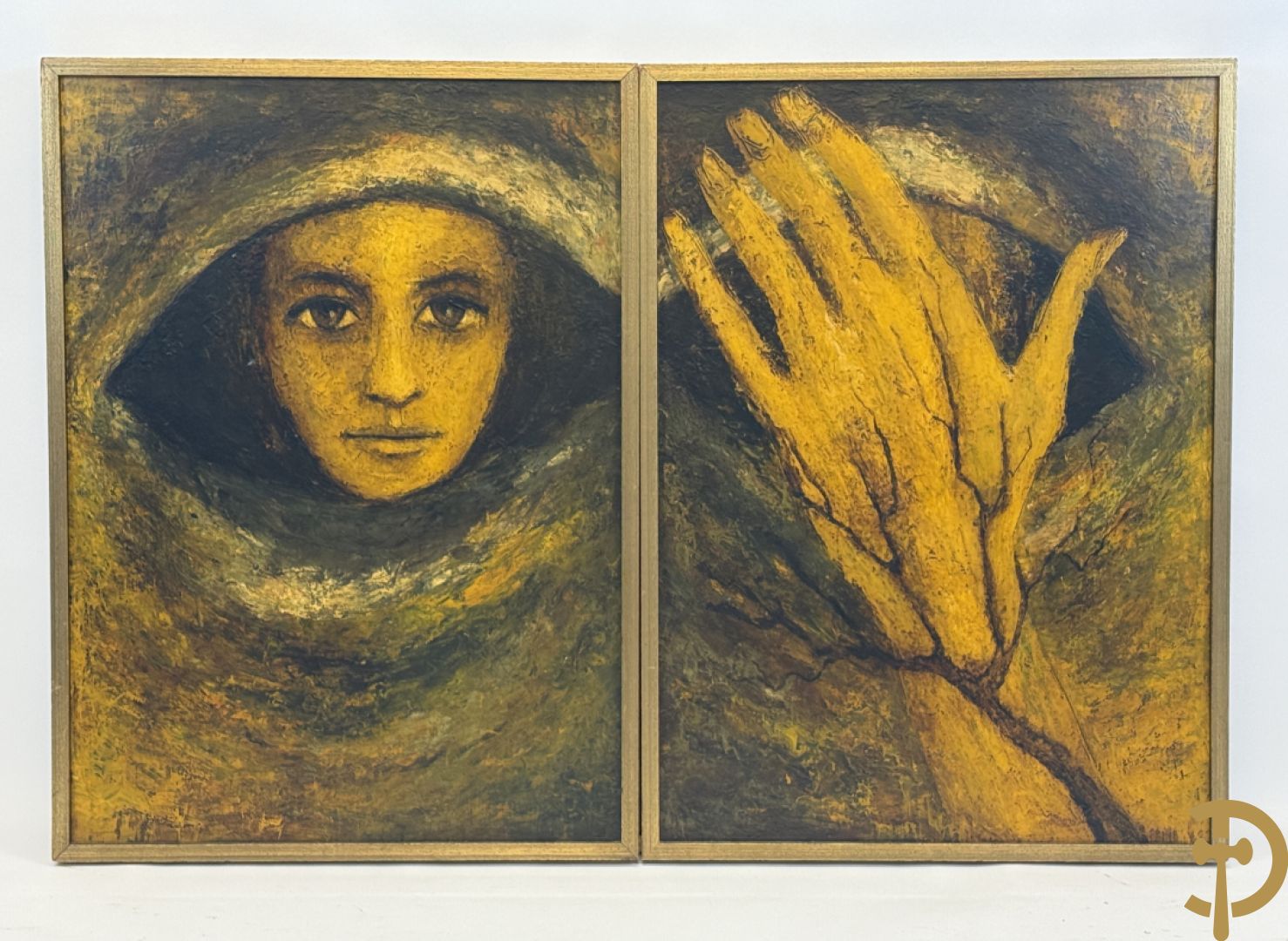 GRABA getekend - Triptiek : Binnenkant 