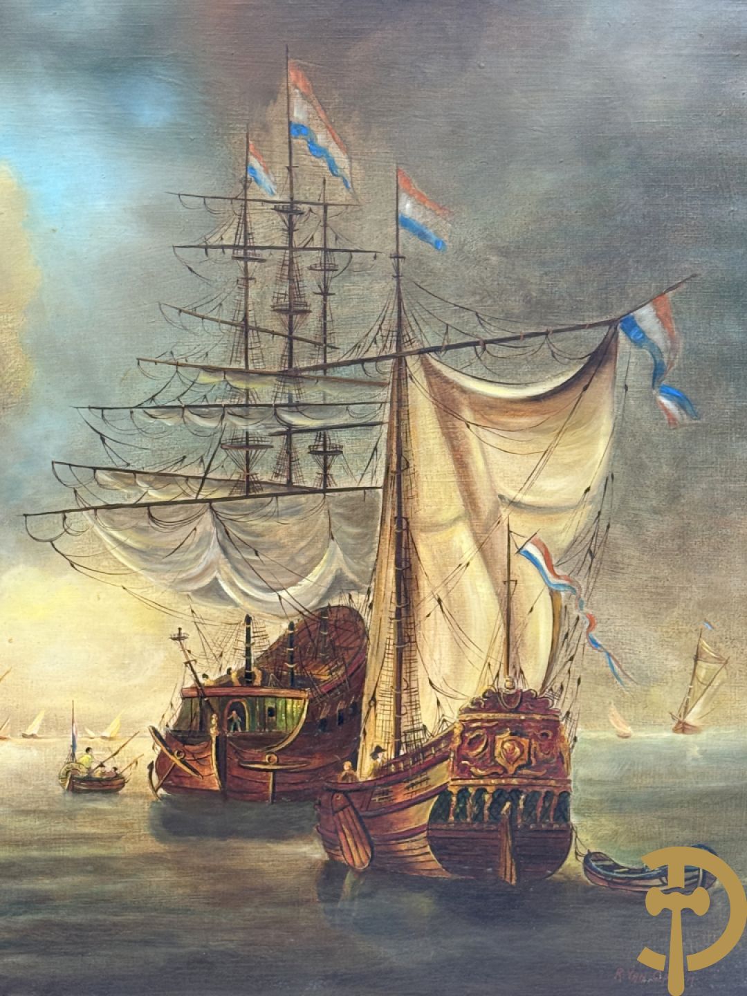 VAN OPPEM R. getekend 