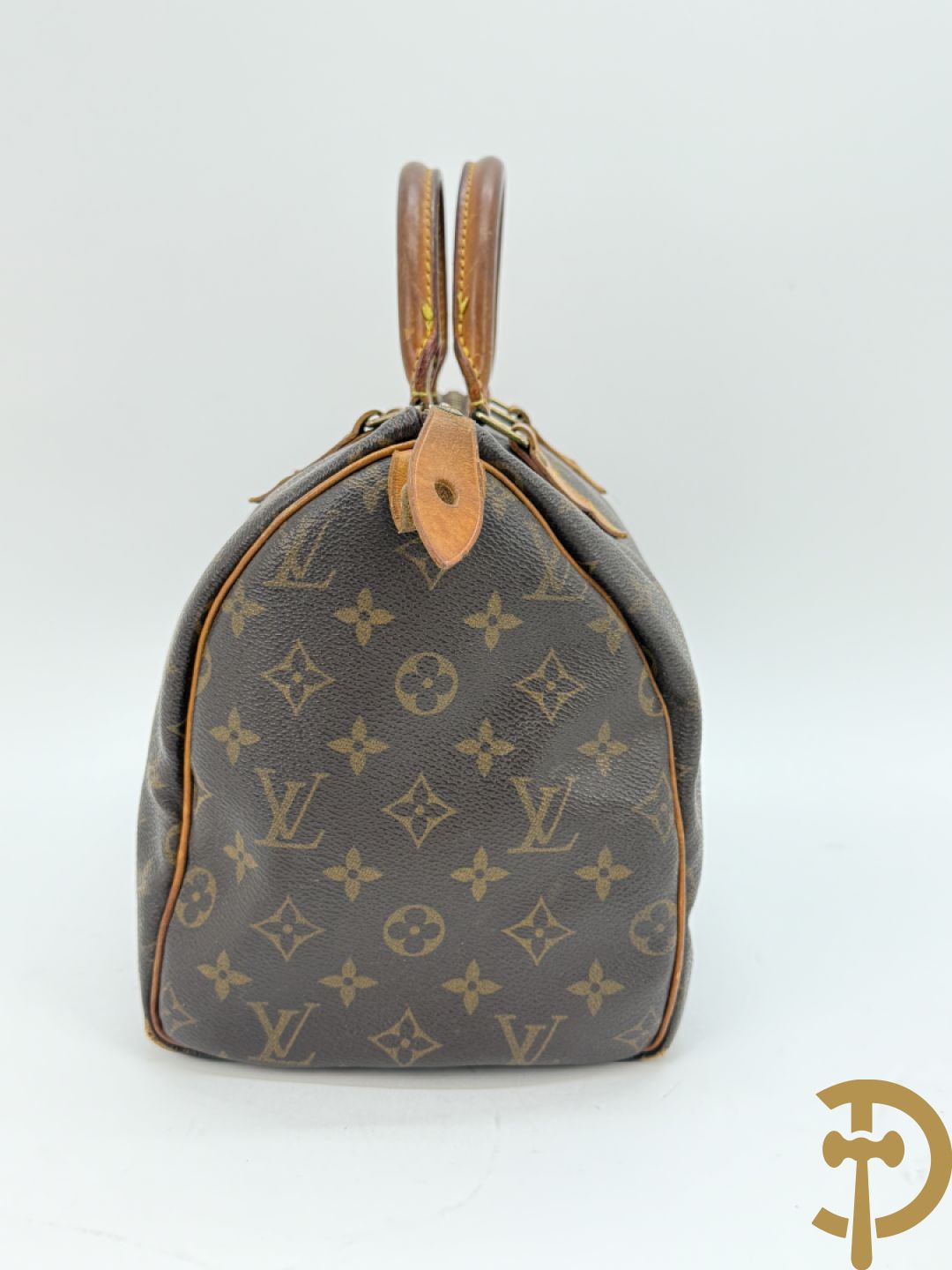 Kleine speedybag Louis Vuitton, binnenin gemerkt TH 0948