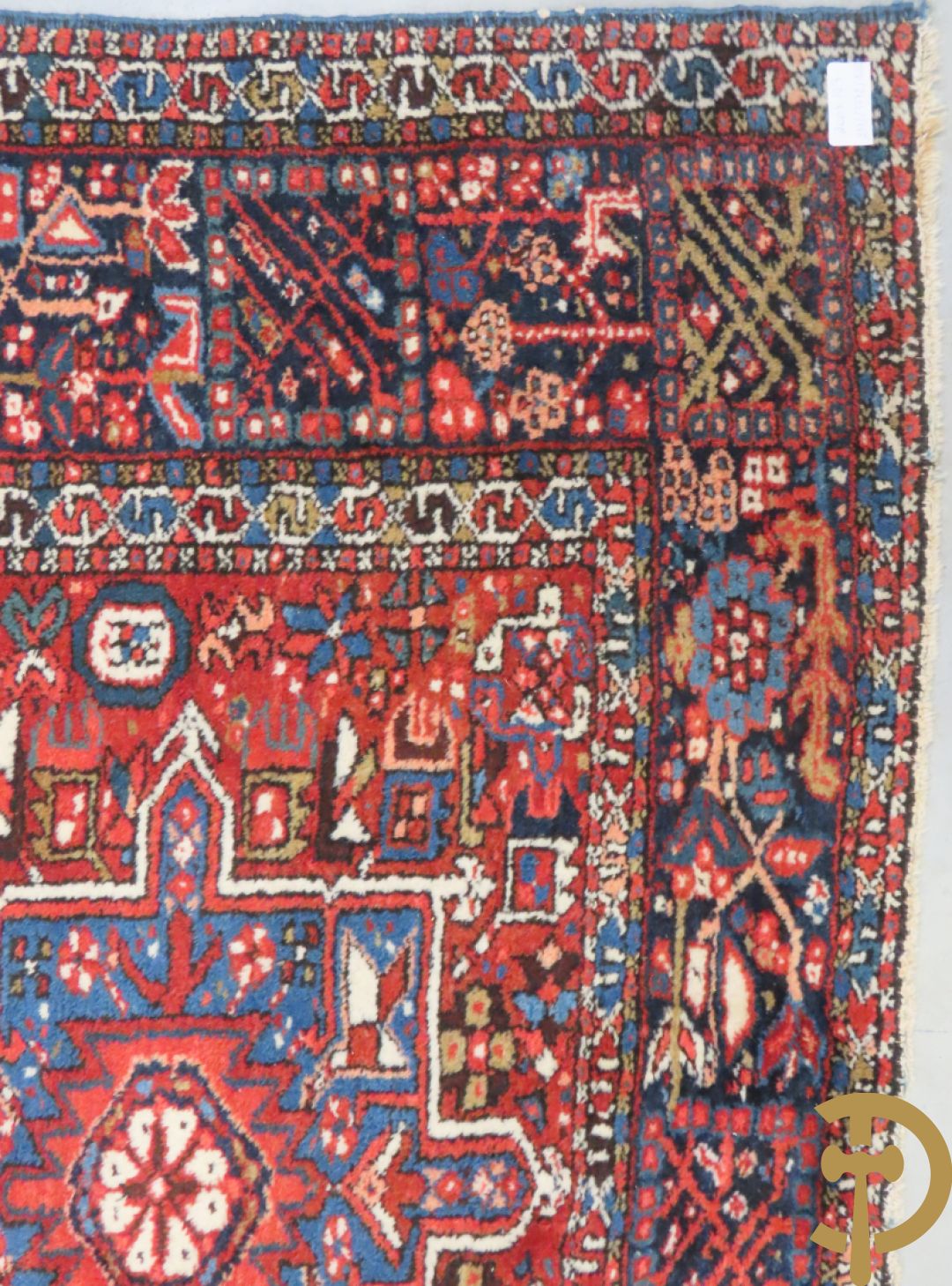 Twee oosterse handgeknoopte tapijten Heriz