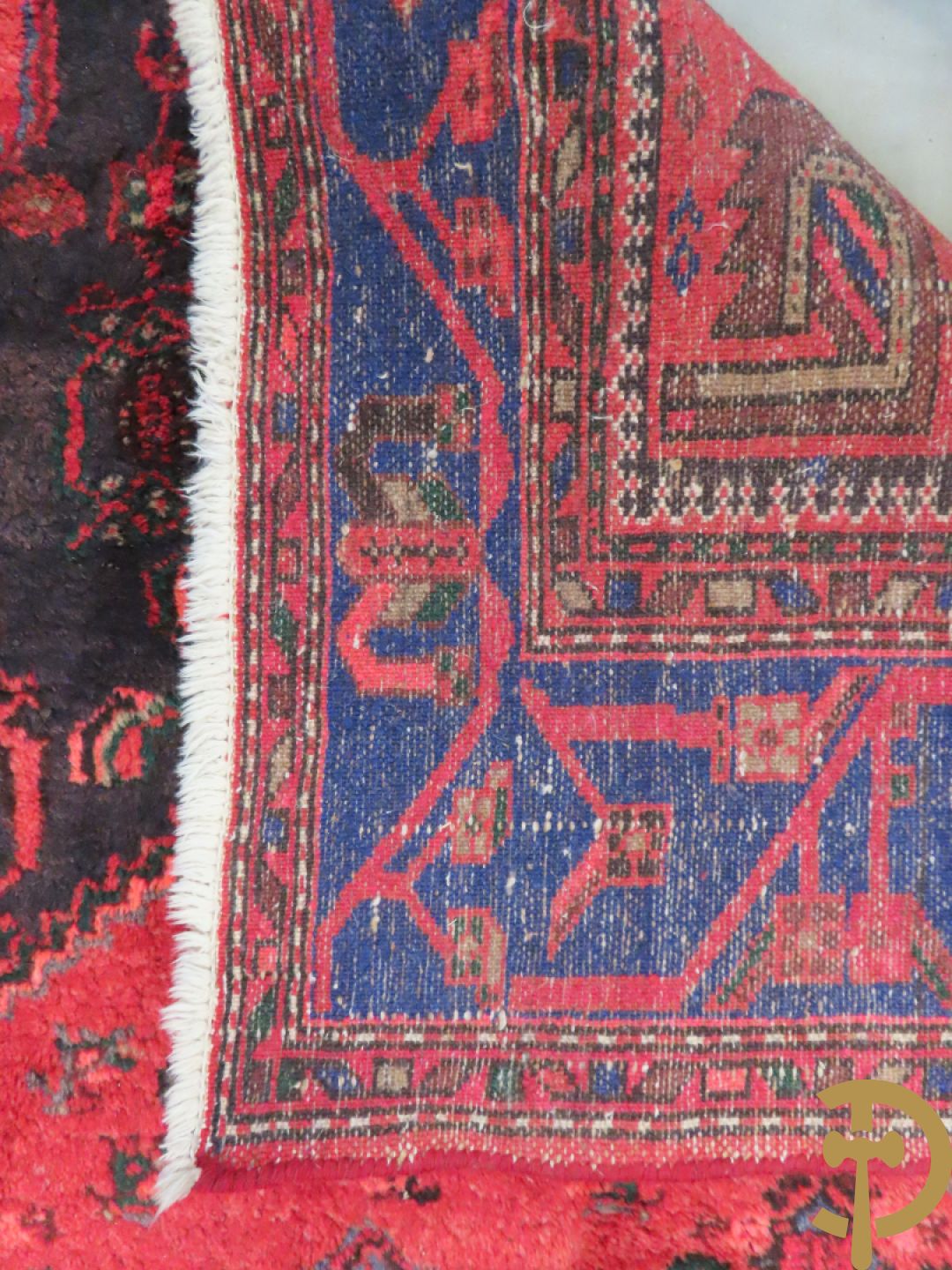 Twee oosterse handgeknoopte tapijten Hamadan