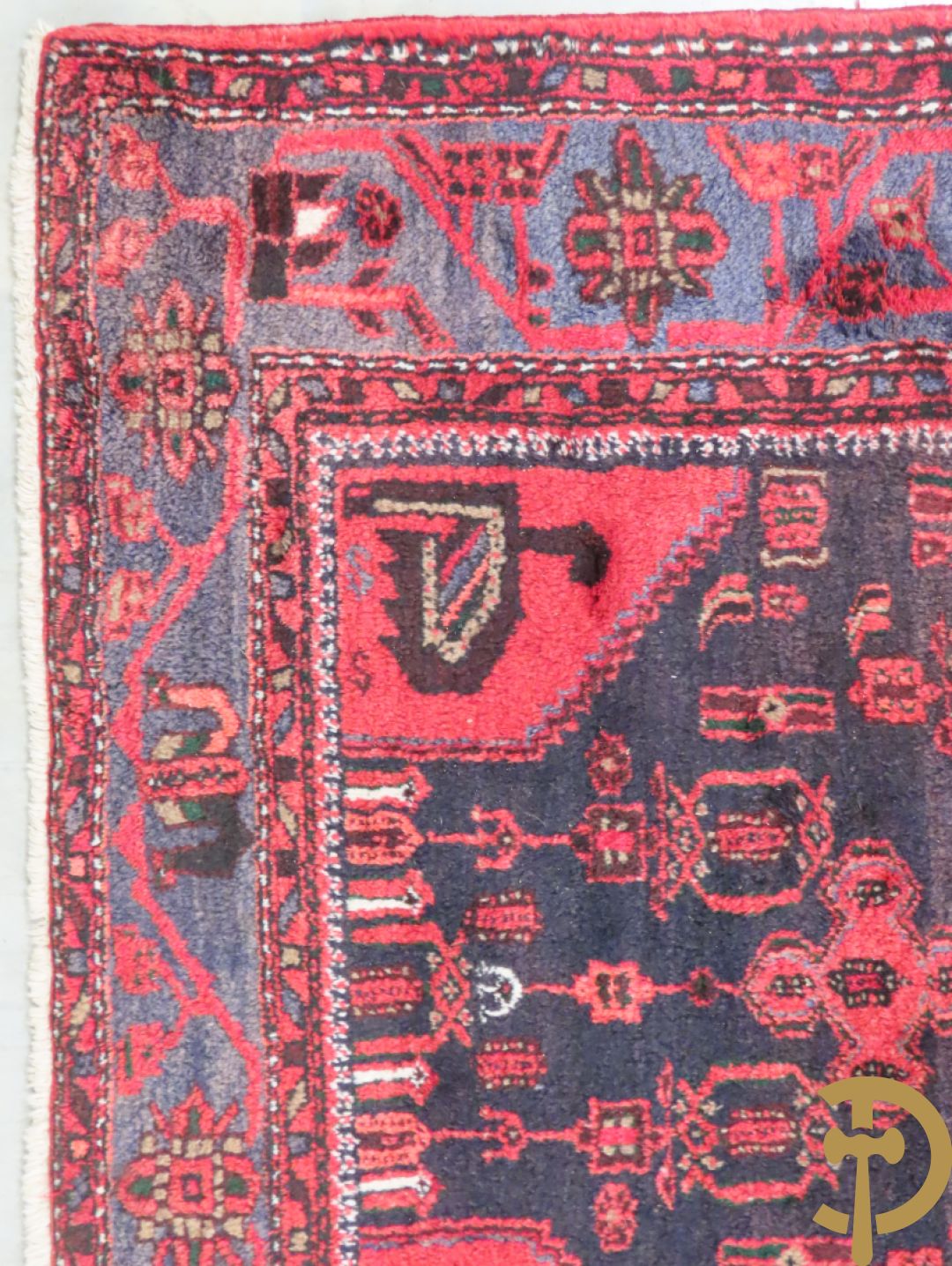 Twee oosterse handgeknoopte tapijten Hamadan