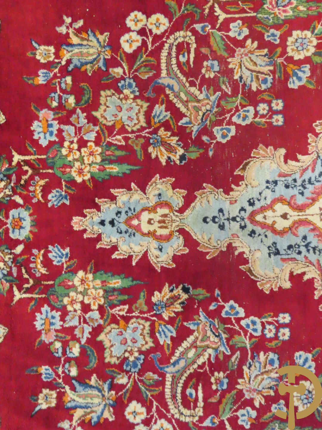 Oosters handgeknoopt tapijt Kirman Royal