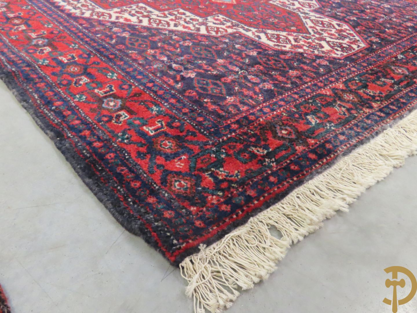 Perzisch handgeknoopt tapijt Senneh + Oosters handgeknoopt Bidjar + Oosters handgeknoopt tapijt Senneh