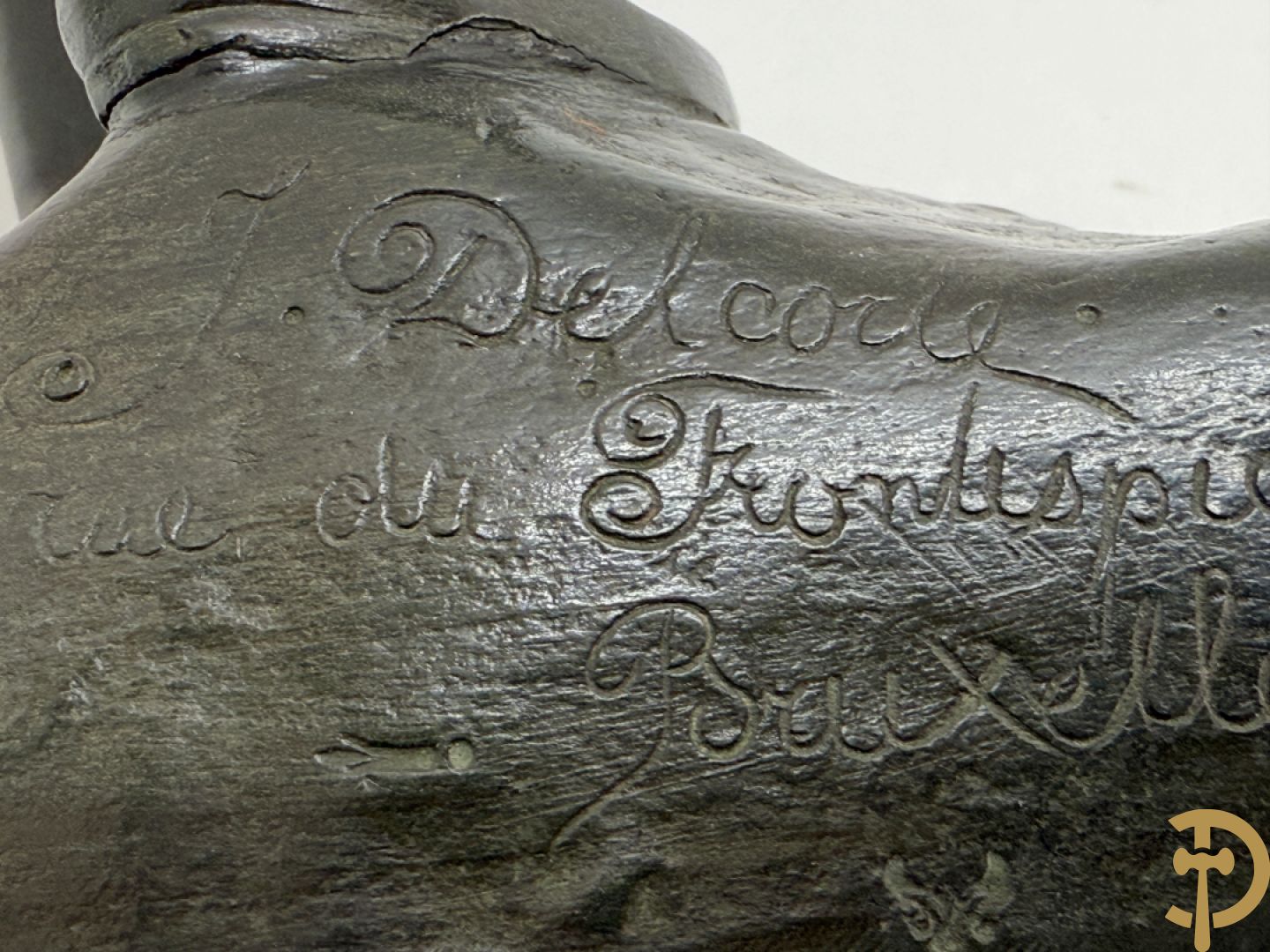 DELCORTE J. getekend - Rue du Frondispisce 43 Bruxelles 