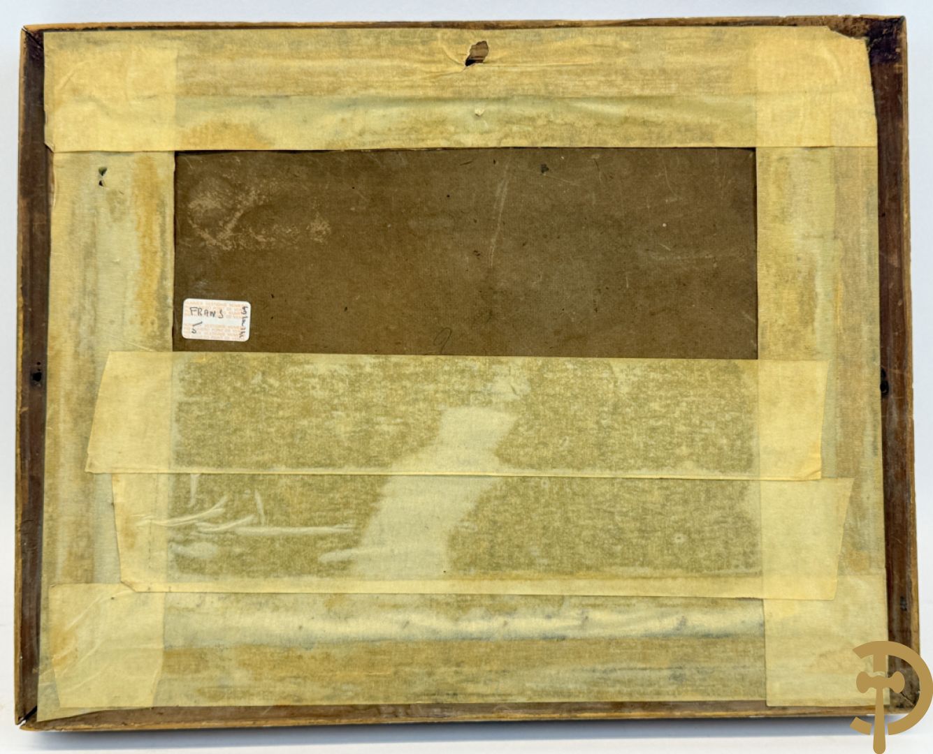 Onleesbaar getekend rechts onder 