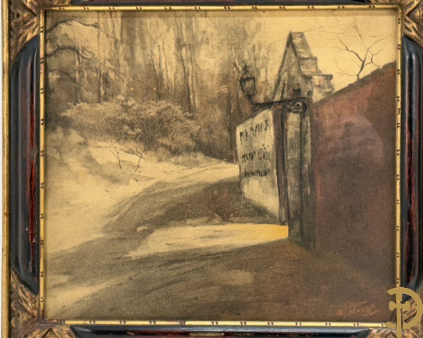 VAN HOLST G. getekend 