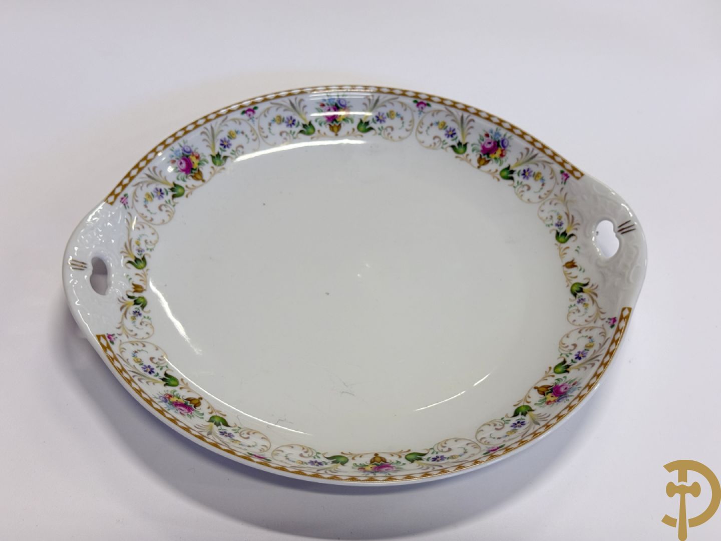 Porseleinen eetservies met bloemendecor, Eschenbach + Porseleinen eet- en koffieservies met gebloemde rand, Fürstenberg