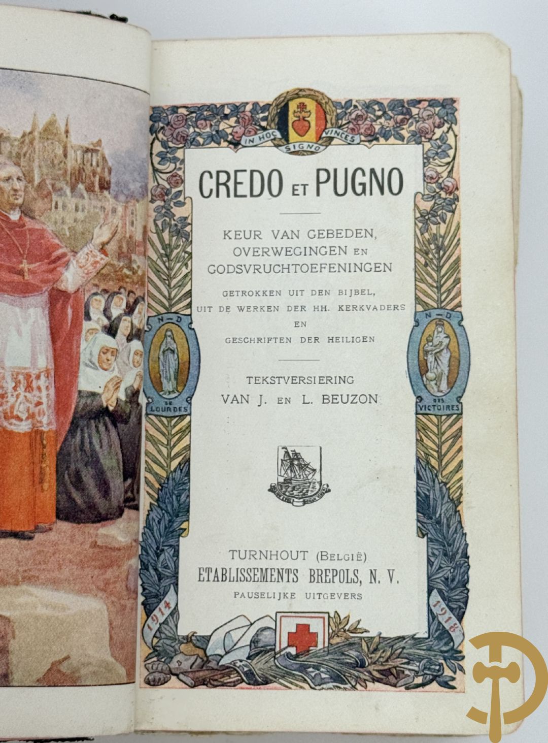 Collectie missal boekje van credo et pugno zeldzame editie 38/100