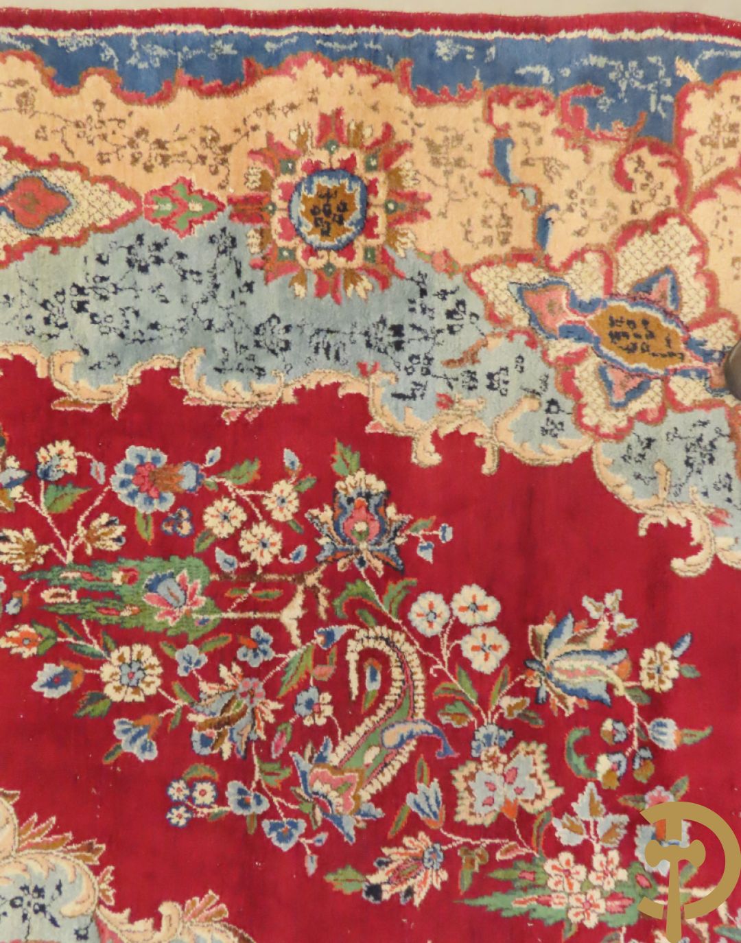 Oosters handgeknoopt tapijt Kirman Royal