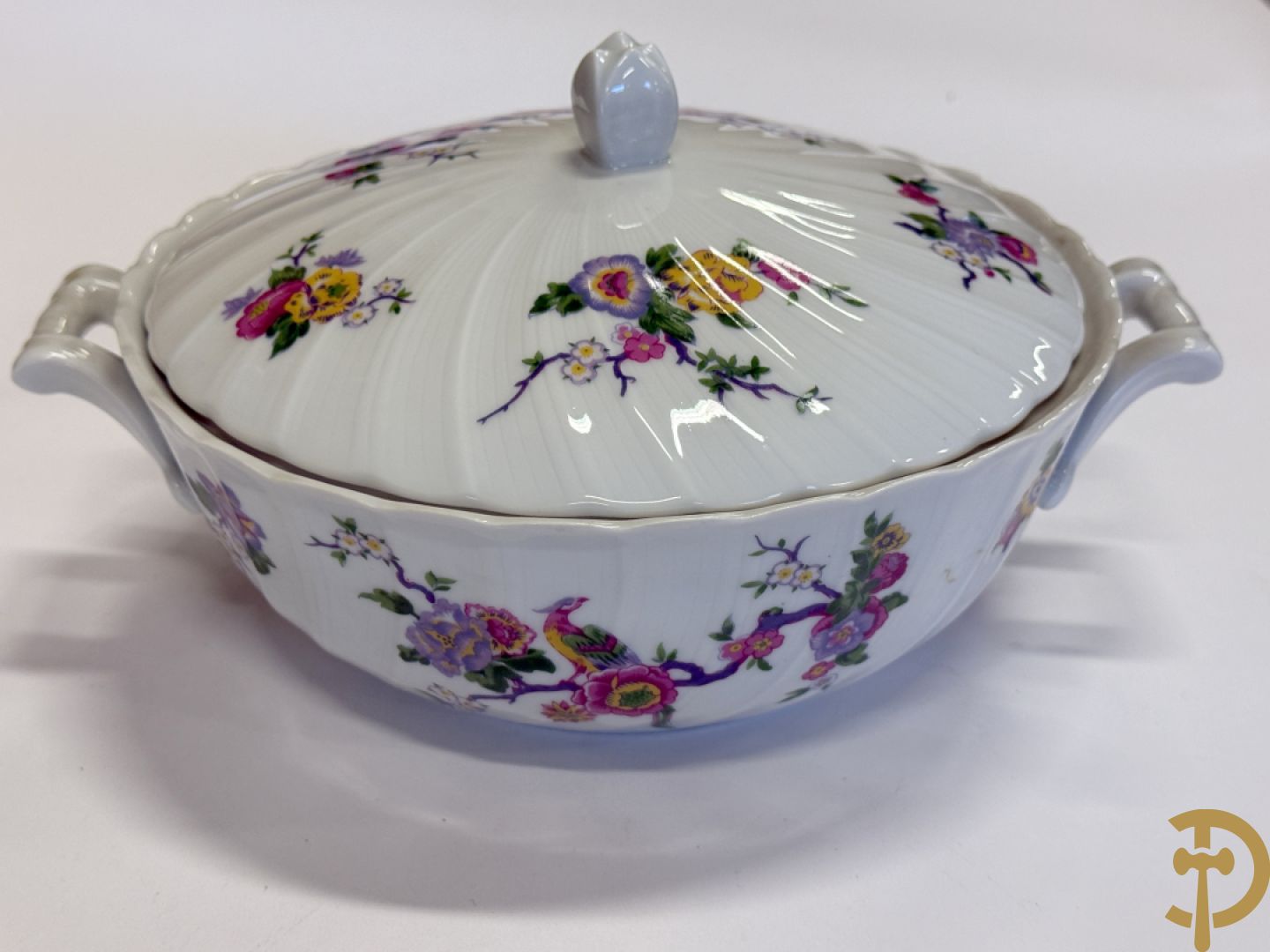 Porseleinen eet- (12-delig) en koffieservies (24- delig), Bernard Aud Limoges + porseleinen koffieservies, Haviland Limoges