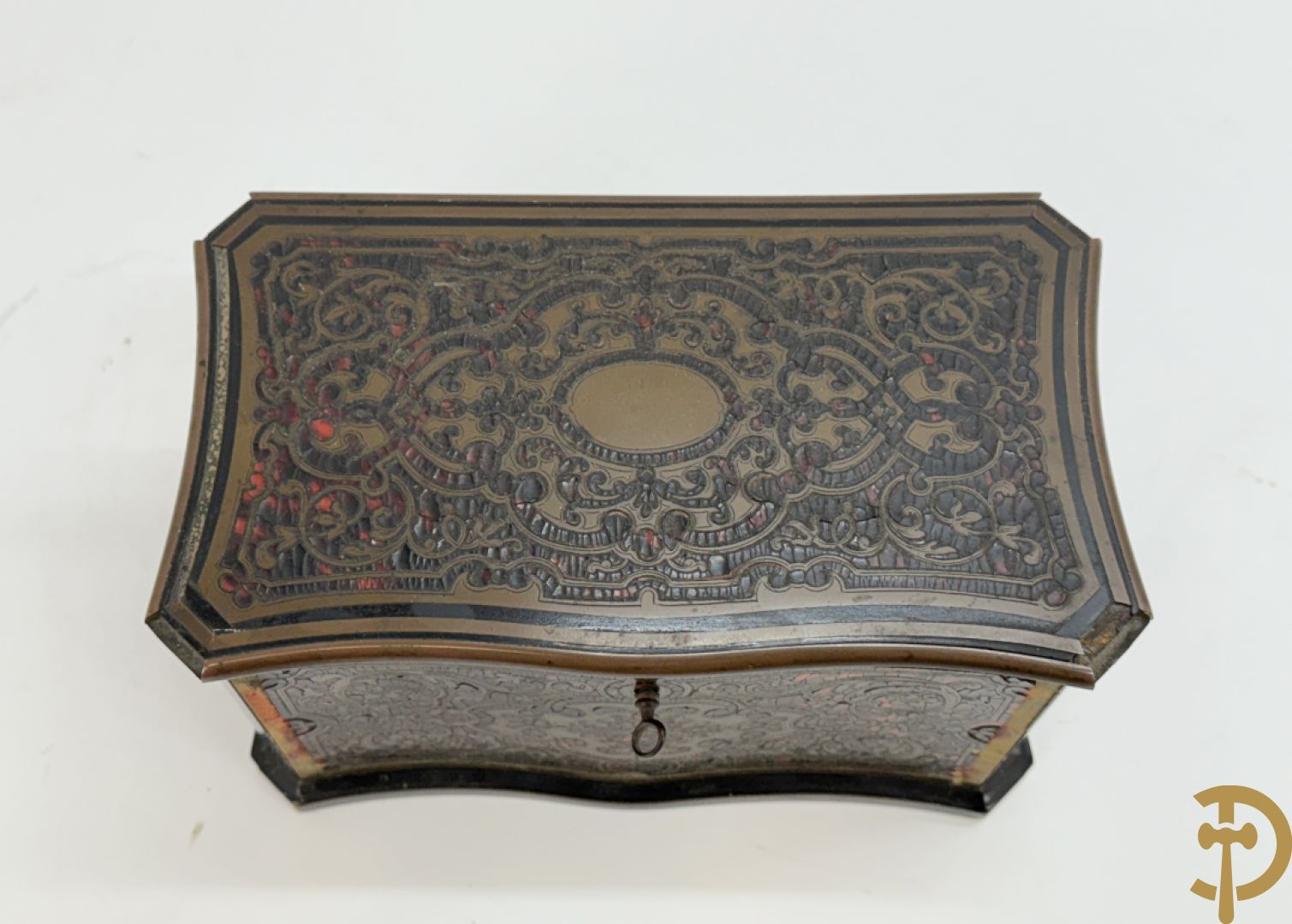 Theebox in Boulletechniek, 19e