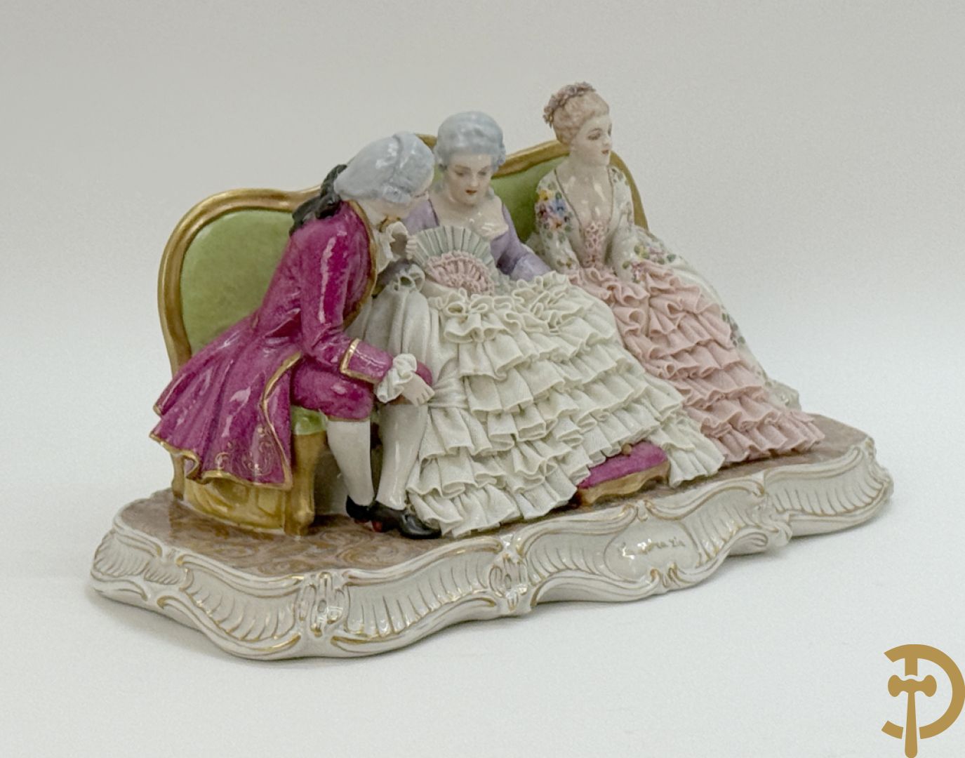 Italiaanse porseleinen groep 