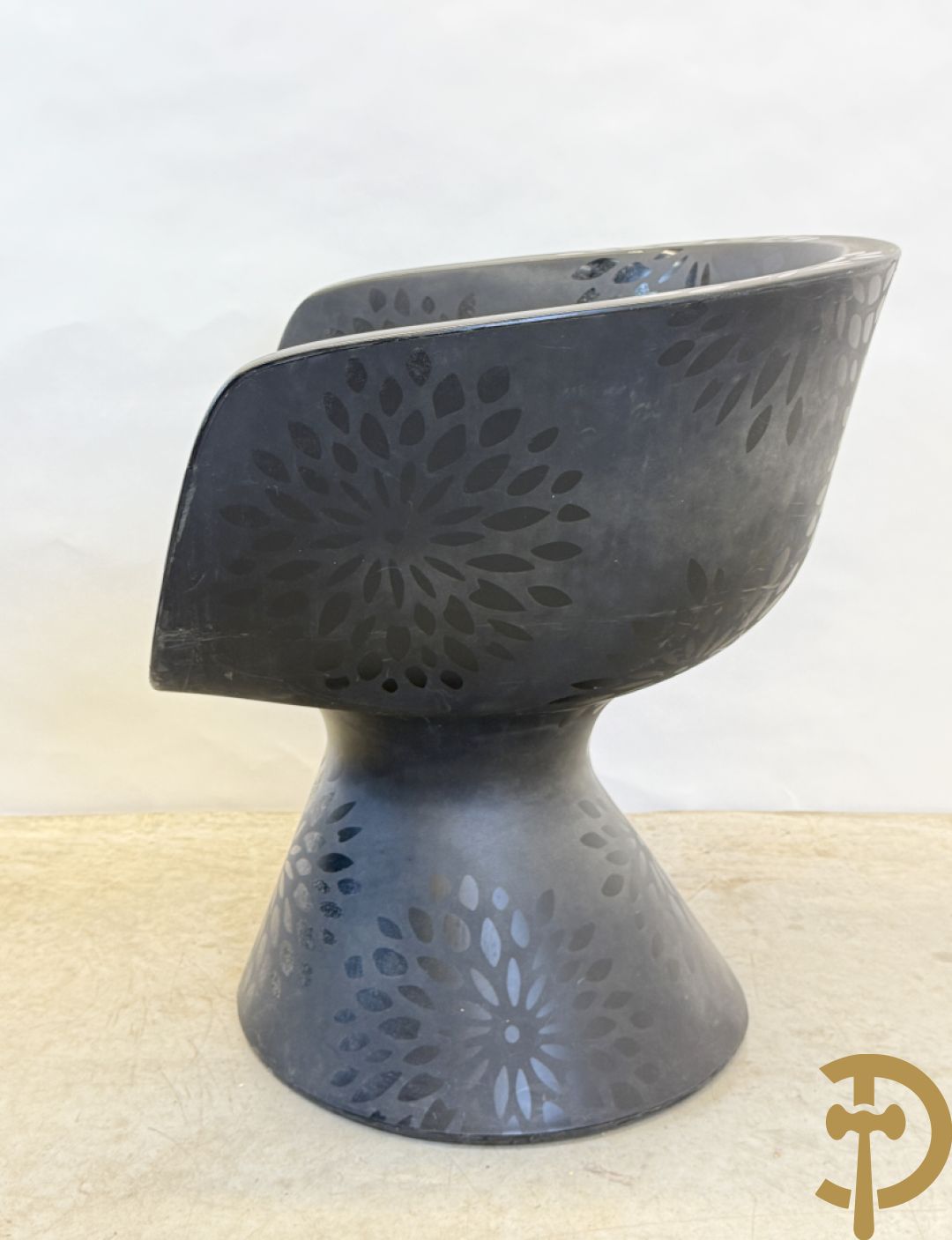 Paar plexi armzetels Zanotta, model Dora Outdoor