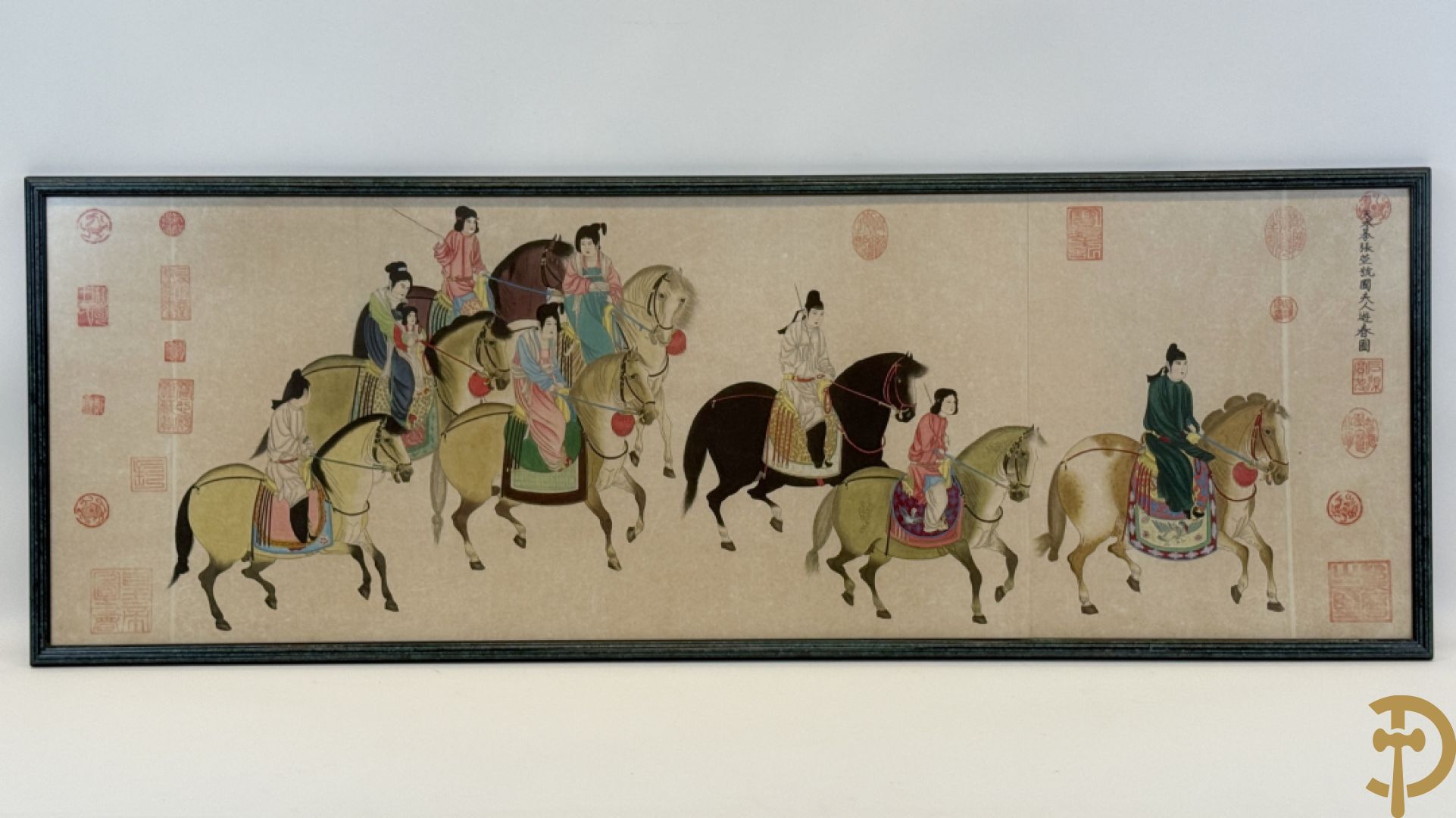 Handbeschilderde Chinese voorstelling 