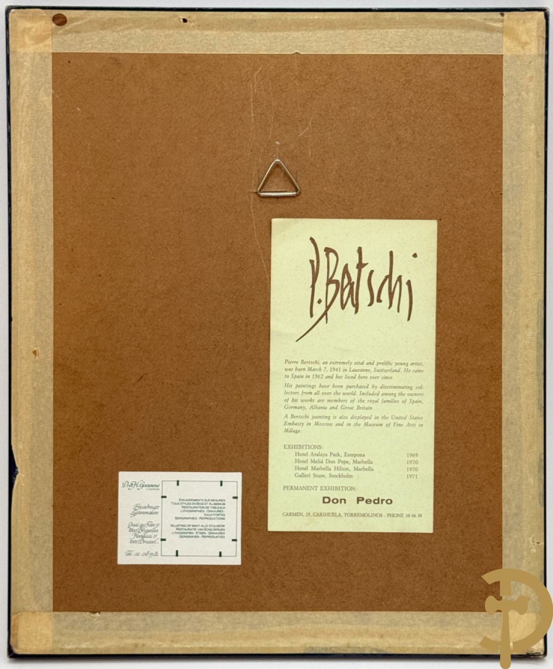 BERTSCHI P. (Pierre) getekend 