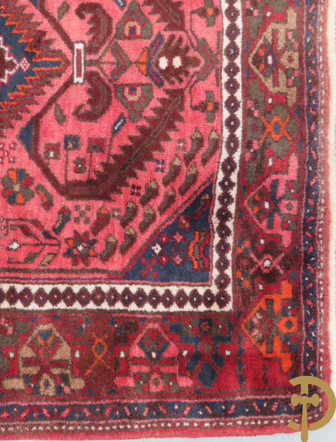 Twee oosterse handgeknoopte tapijten Hamadan