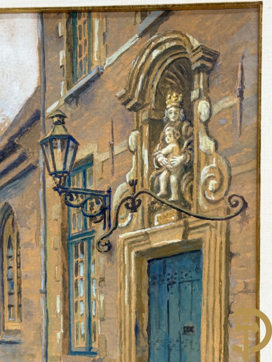 CLERENS Jef getekend Beguinage Bruges 