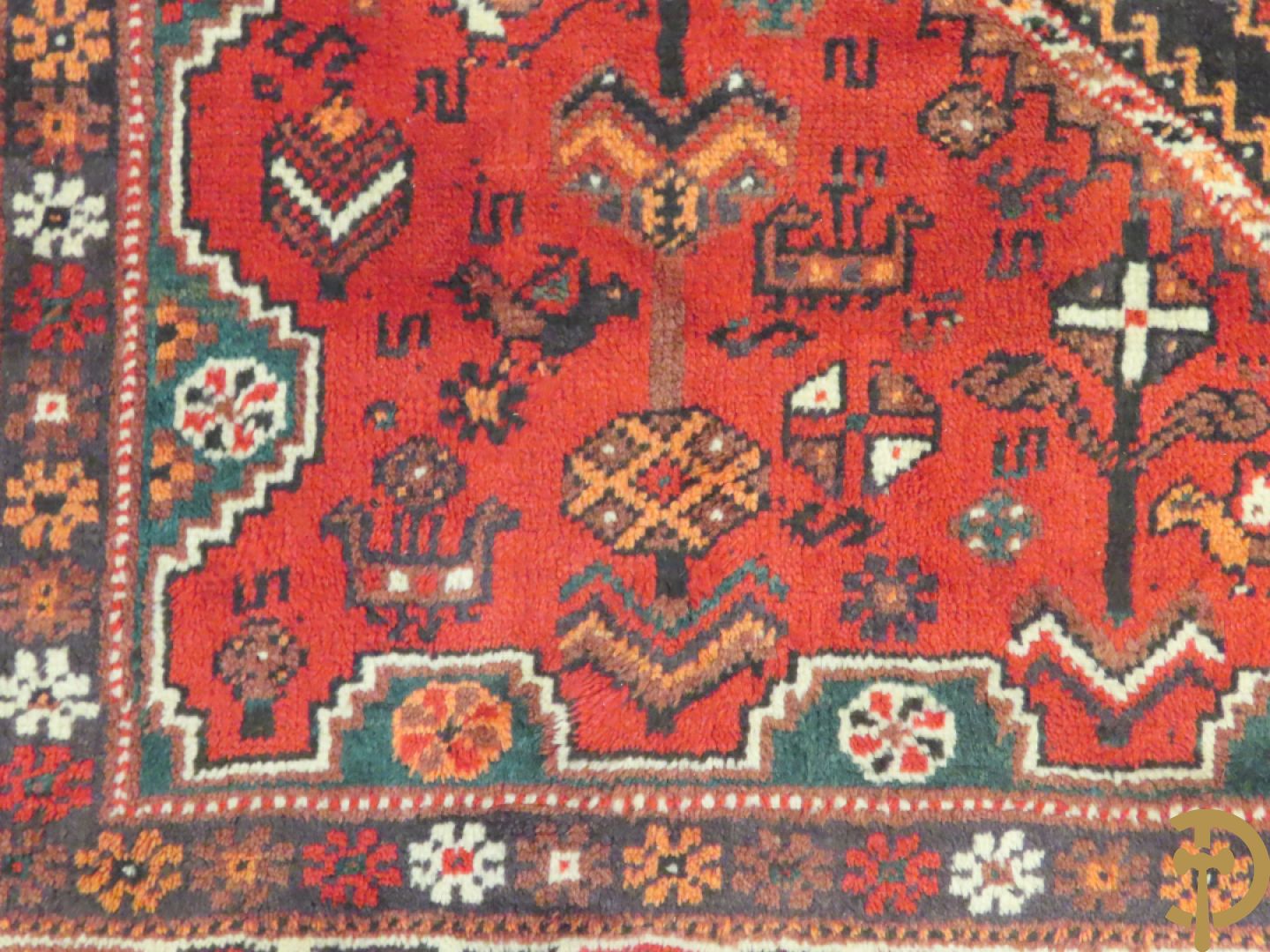 Oosters handgeknoopt tapijt Shiraz