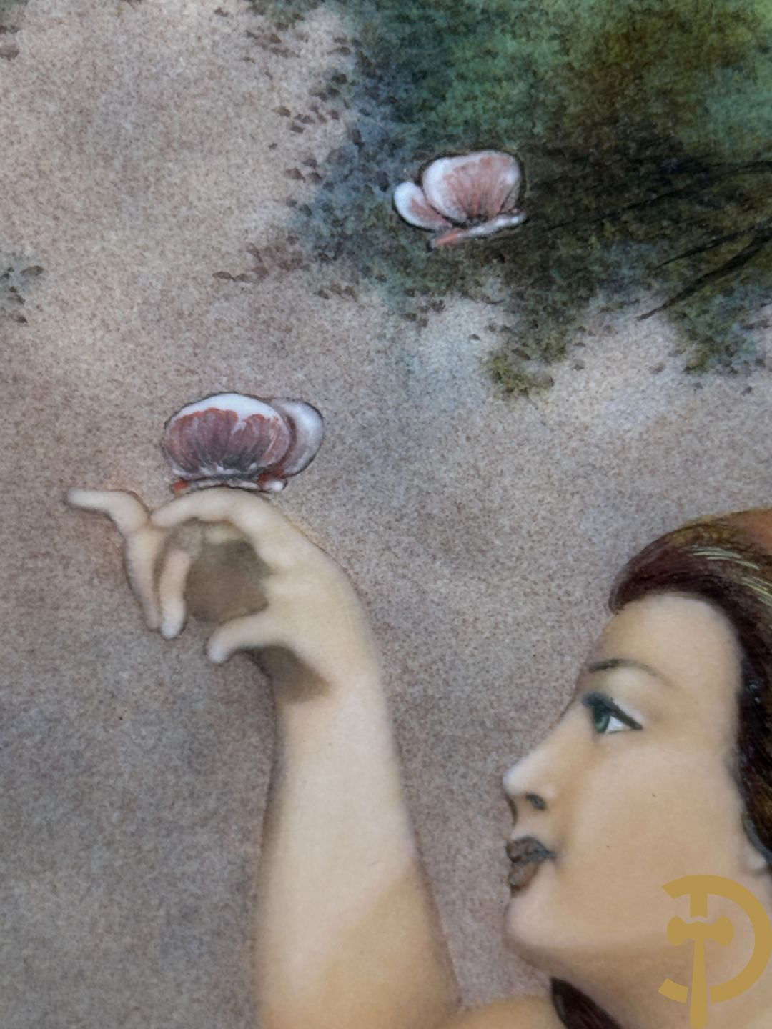 GRAFEUIL A. getekend Emaux de Limoges 